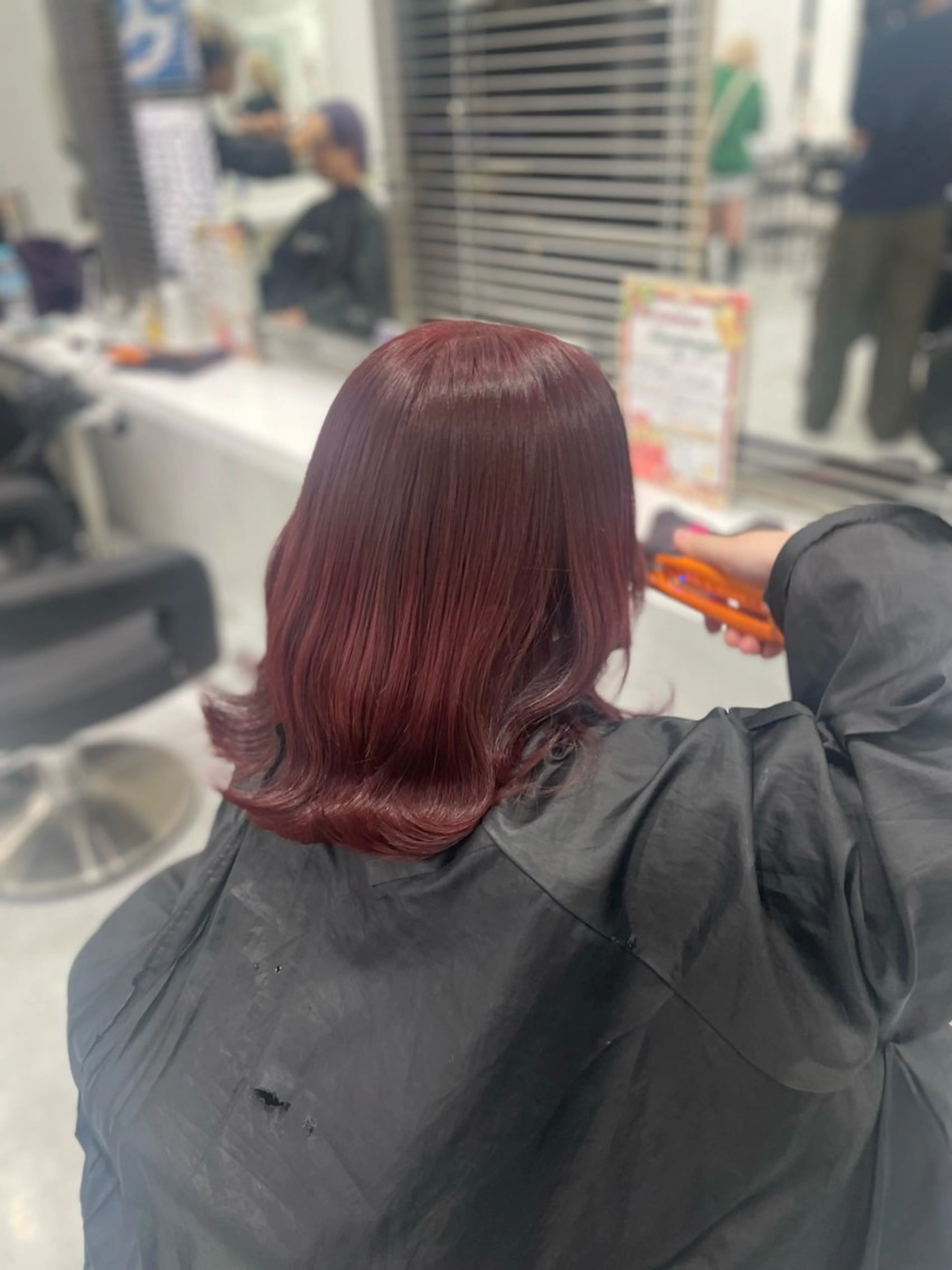 ミディアム ケアカラー トリートメント 💗トレンド暖色ヘア Natsumi 💗のヘアスタイル