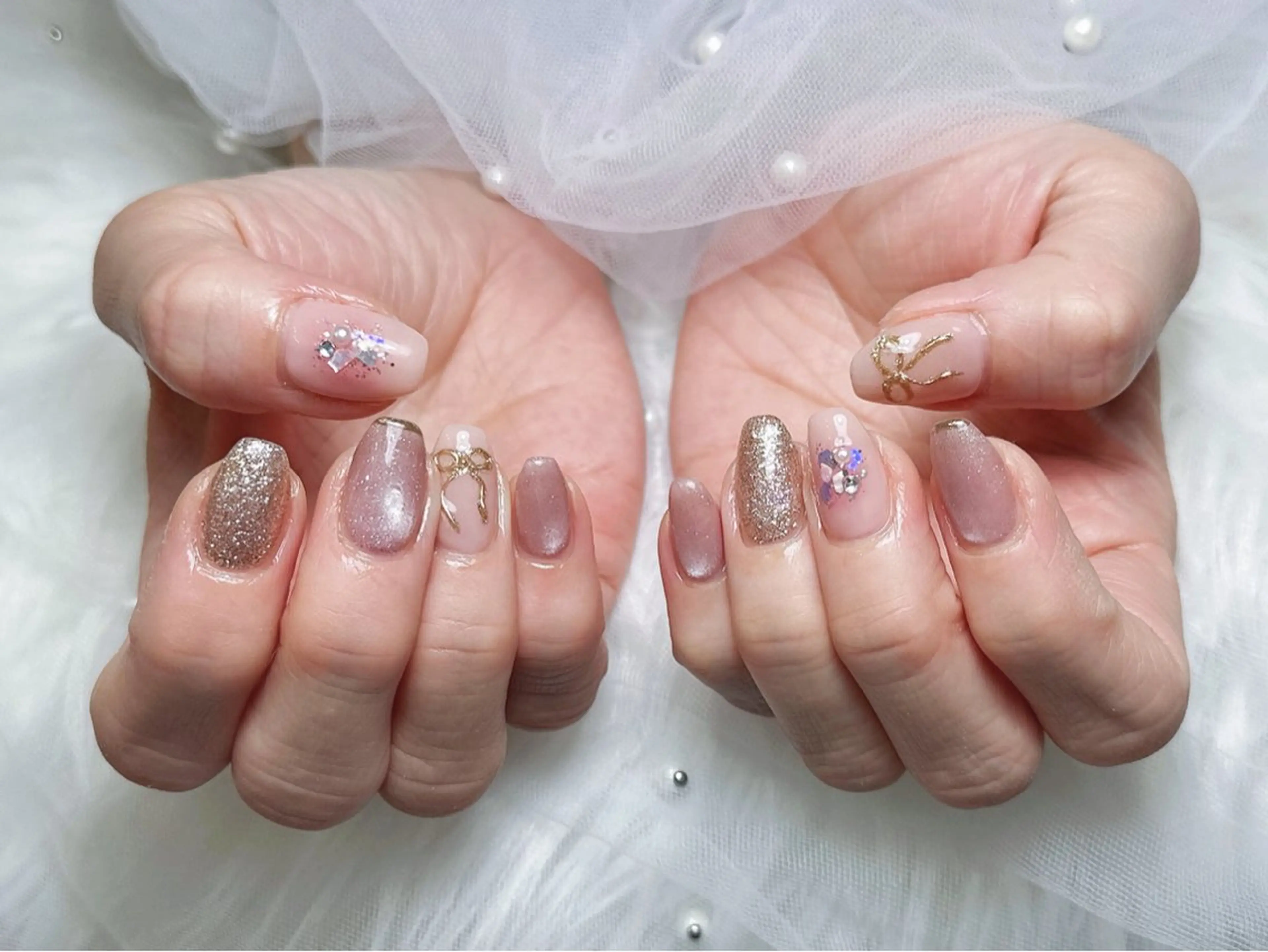 ネイル ハンドネイル 【Eclat ｴｸﾗ】nail＆beauty所属・Eclat〔ｴｸﾗ〕 MOEKA𝜗𝜚*のネイルデザイン