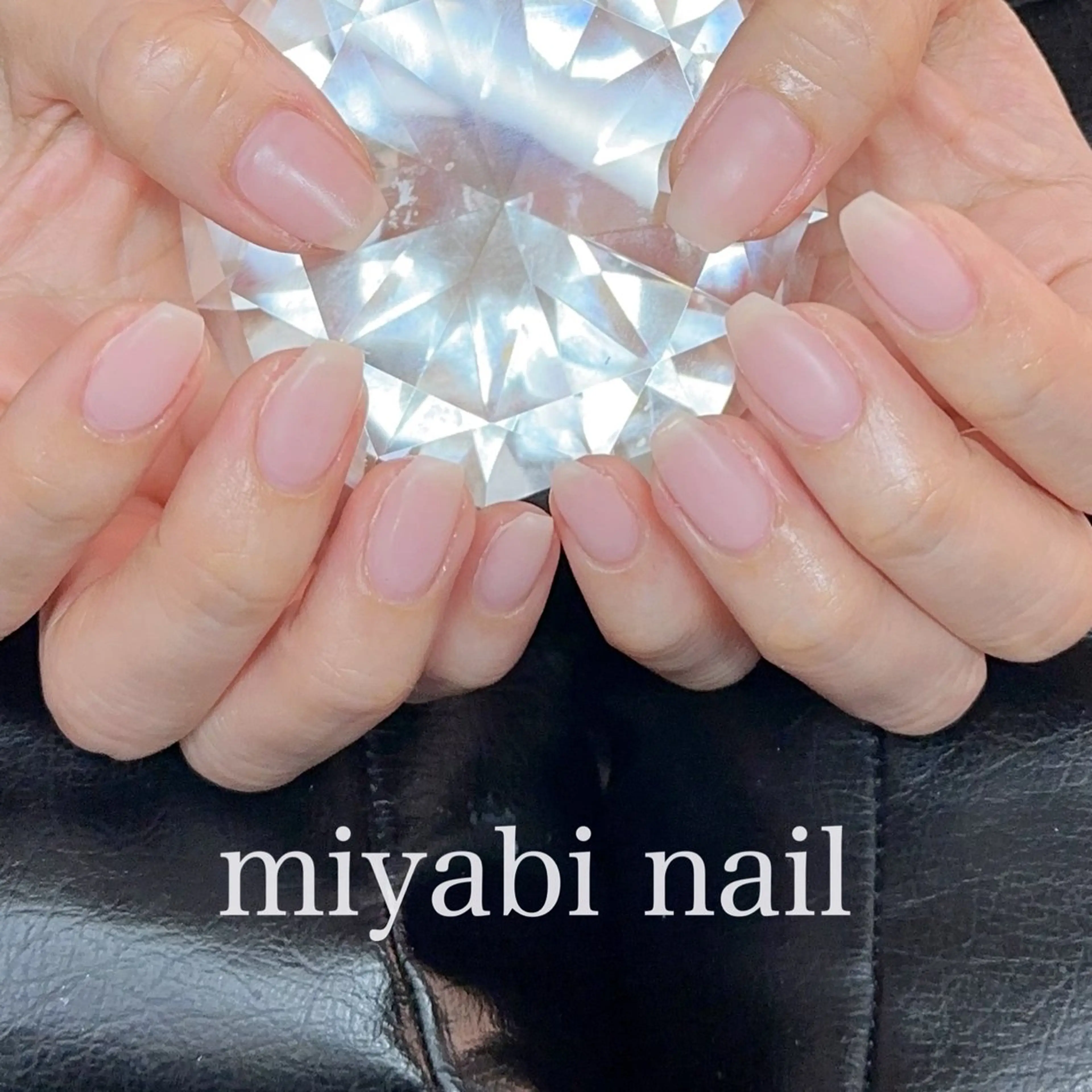 ネイル マットネイル 持ち込み オフィスネイル ピンク スクエアネイル ハンドネイル miyabi nail 桂川駅近くのネイルデザイン