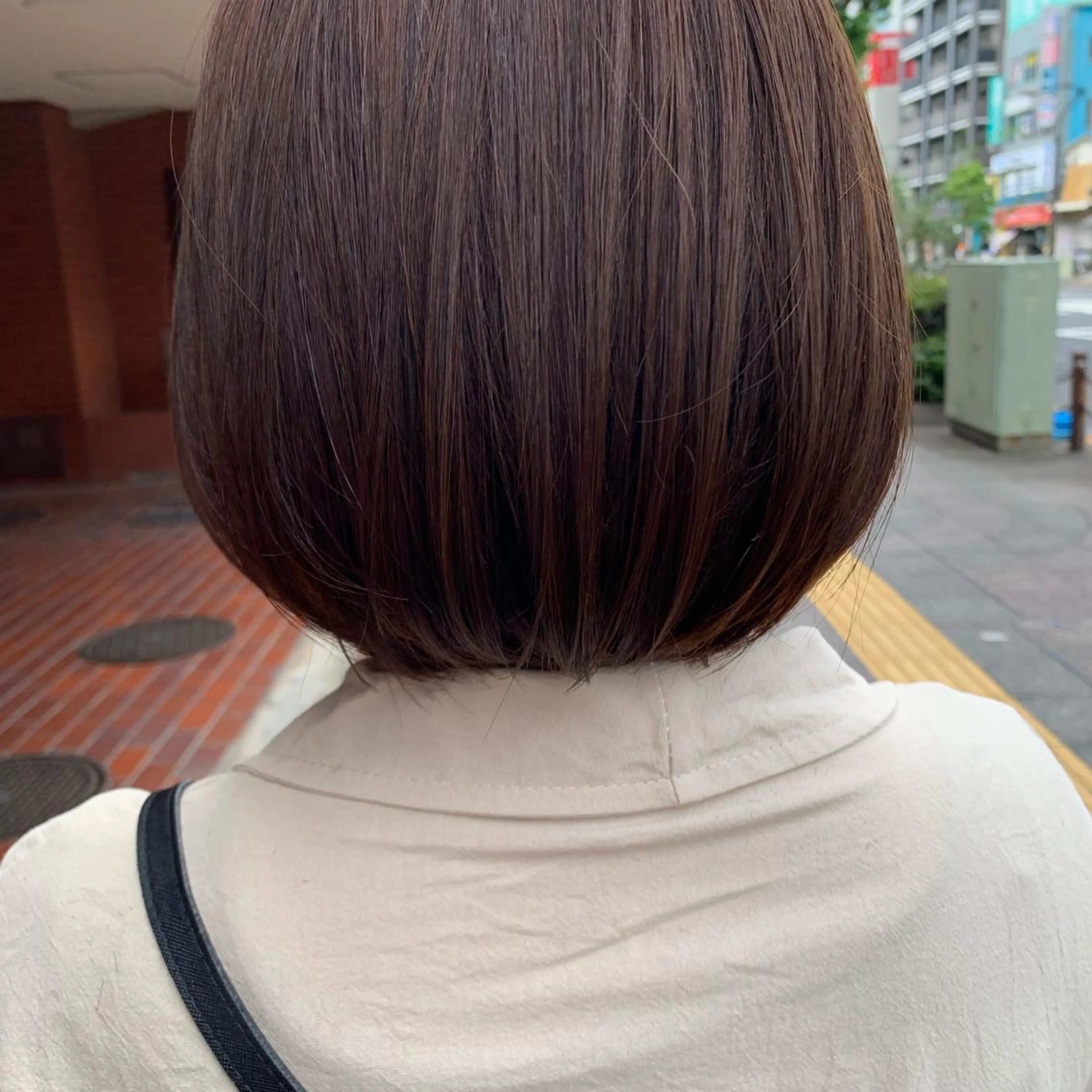 ショート ハンサムショート ボブ ショートヘア カット 縮毛矯正 トリートメント 🟤TAP🟤 木曳野　金沢店のヘアスタイル