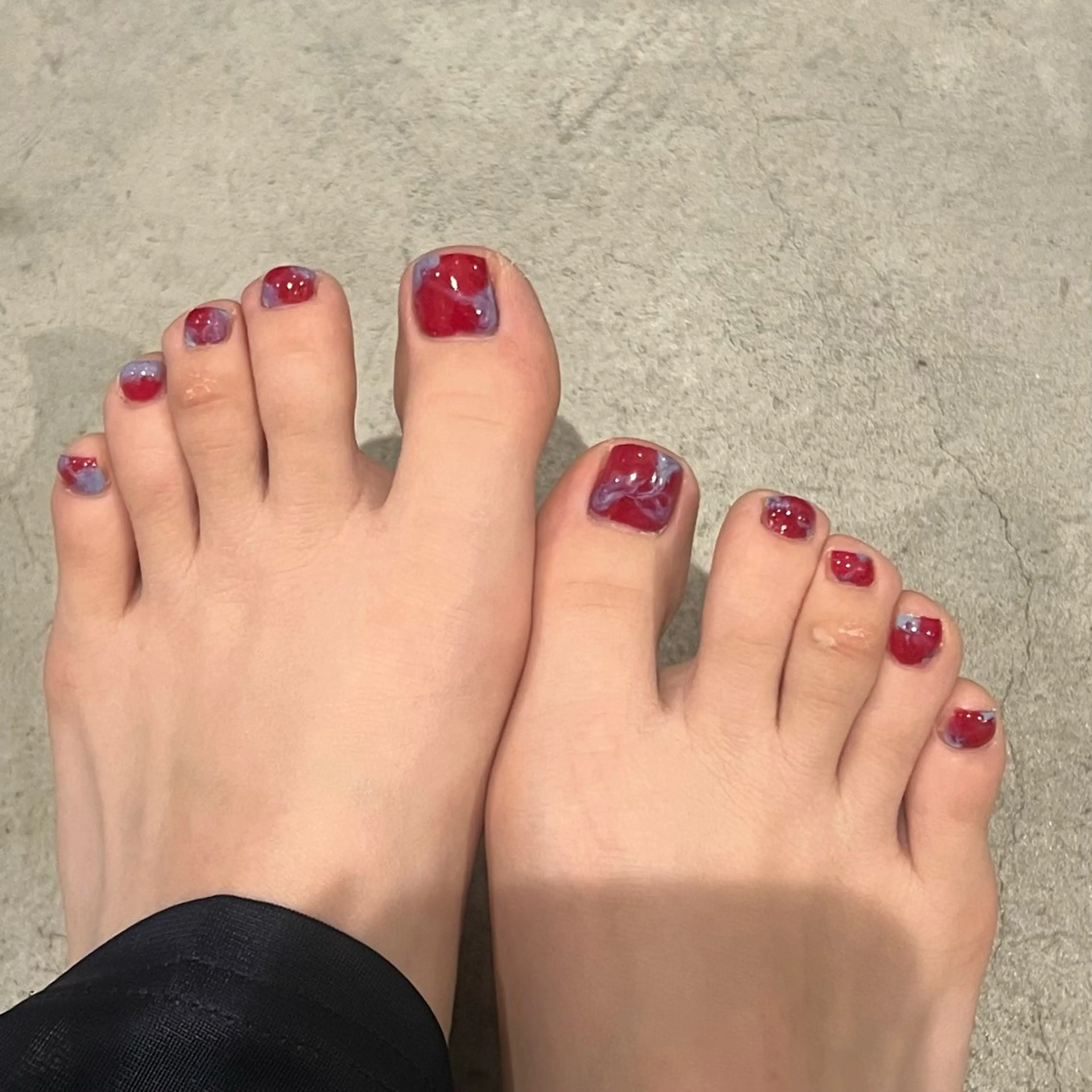 ネイル フットネイル Hata nail /個性派ニュアンスのネイルデザイン