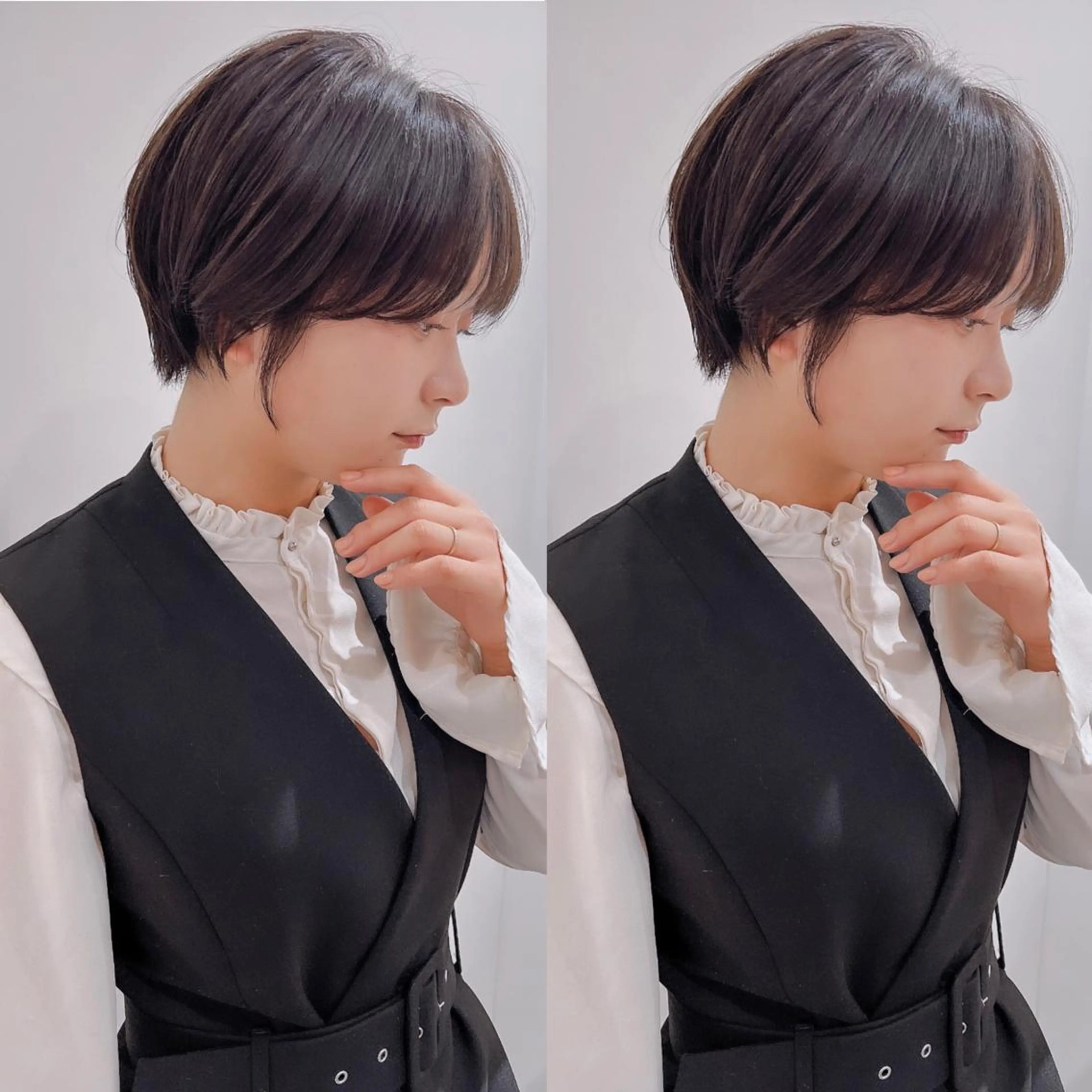 ショート カラー HARUKI MINATO japan所属・🧡ショートの達人 🧡SHOのヘアスタイル