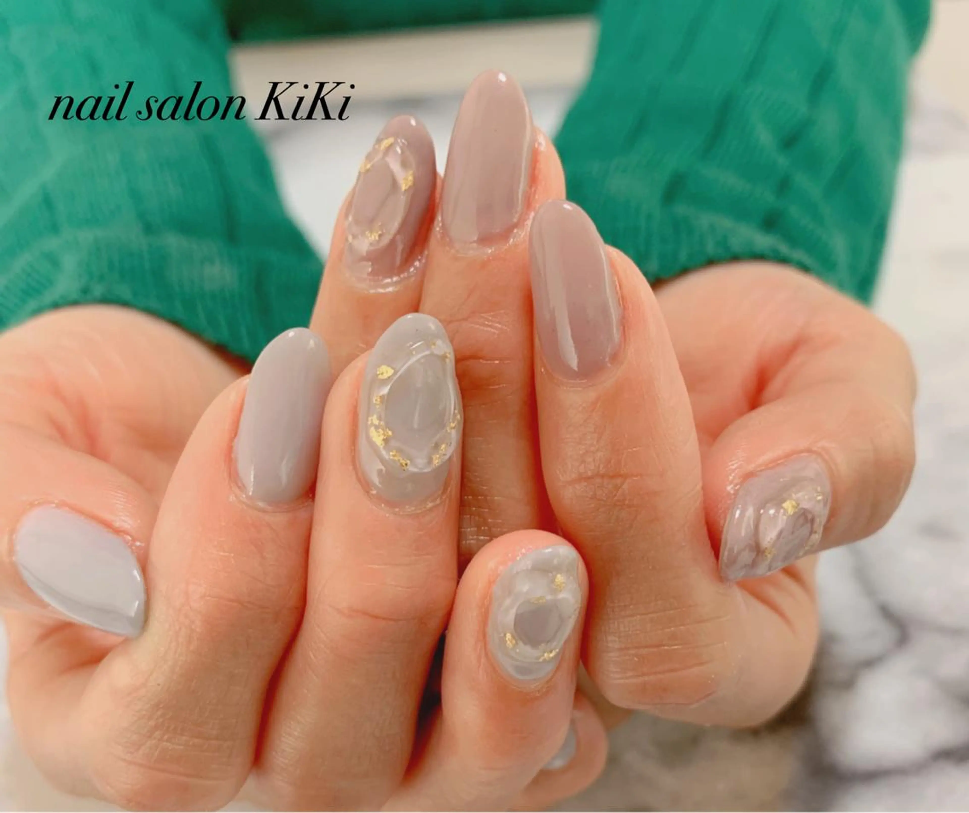 ネイル アートネイル ニュアンスネイル K. KiKiのネイルデザイン