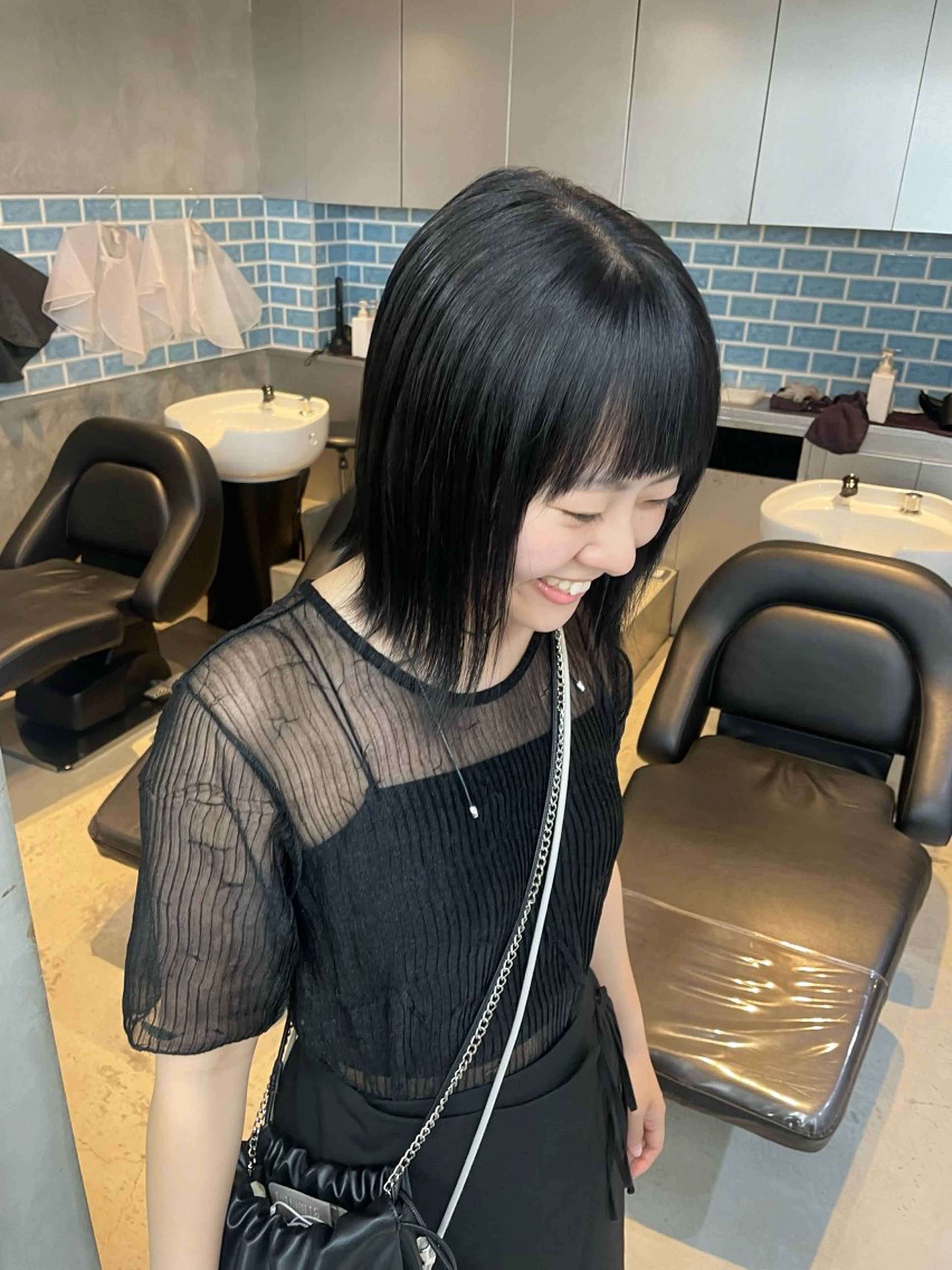 ミディアム 🐰ほのか /透明感カラーのヘアスタイル