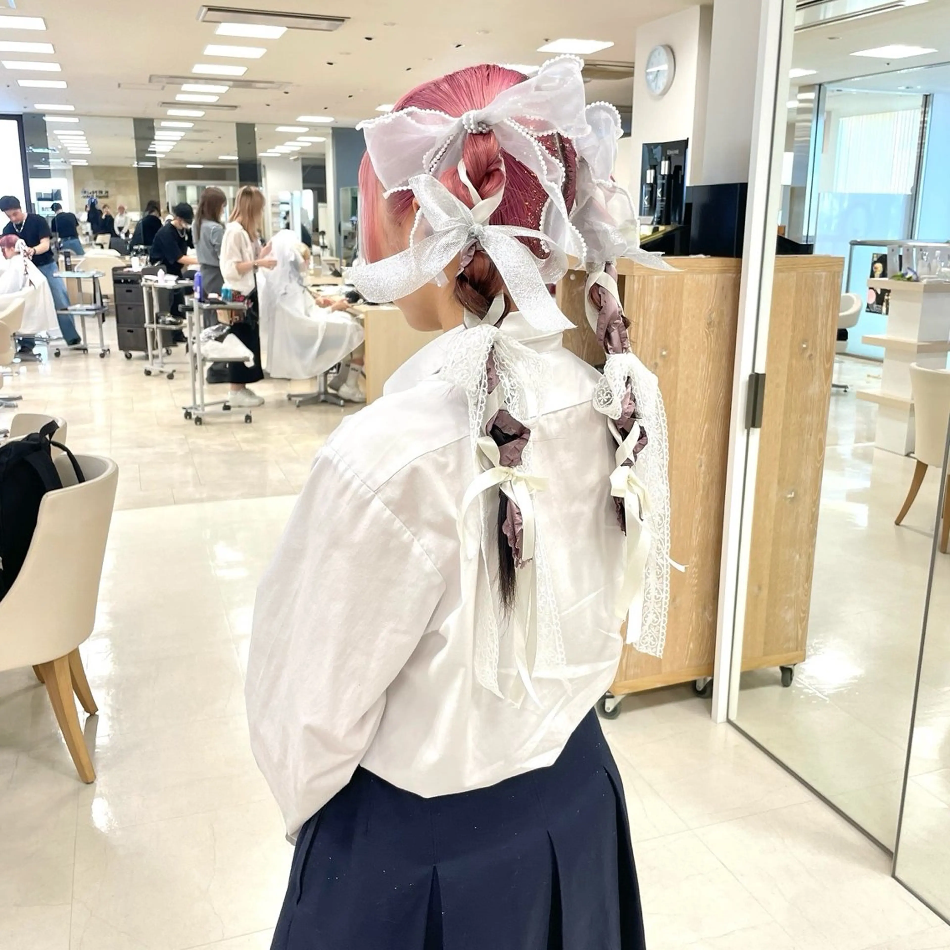 セミロング ヘアアレンジ 🍒KIKUCHI KANAE🍒のヘアスタイル