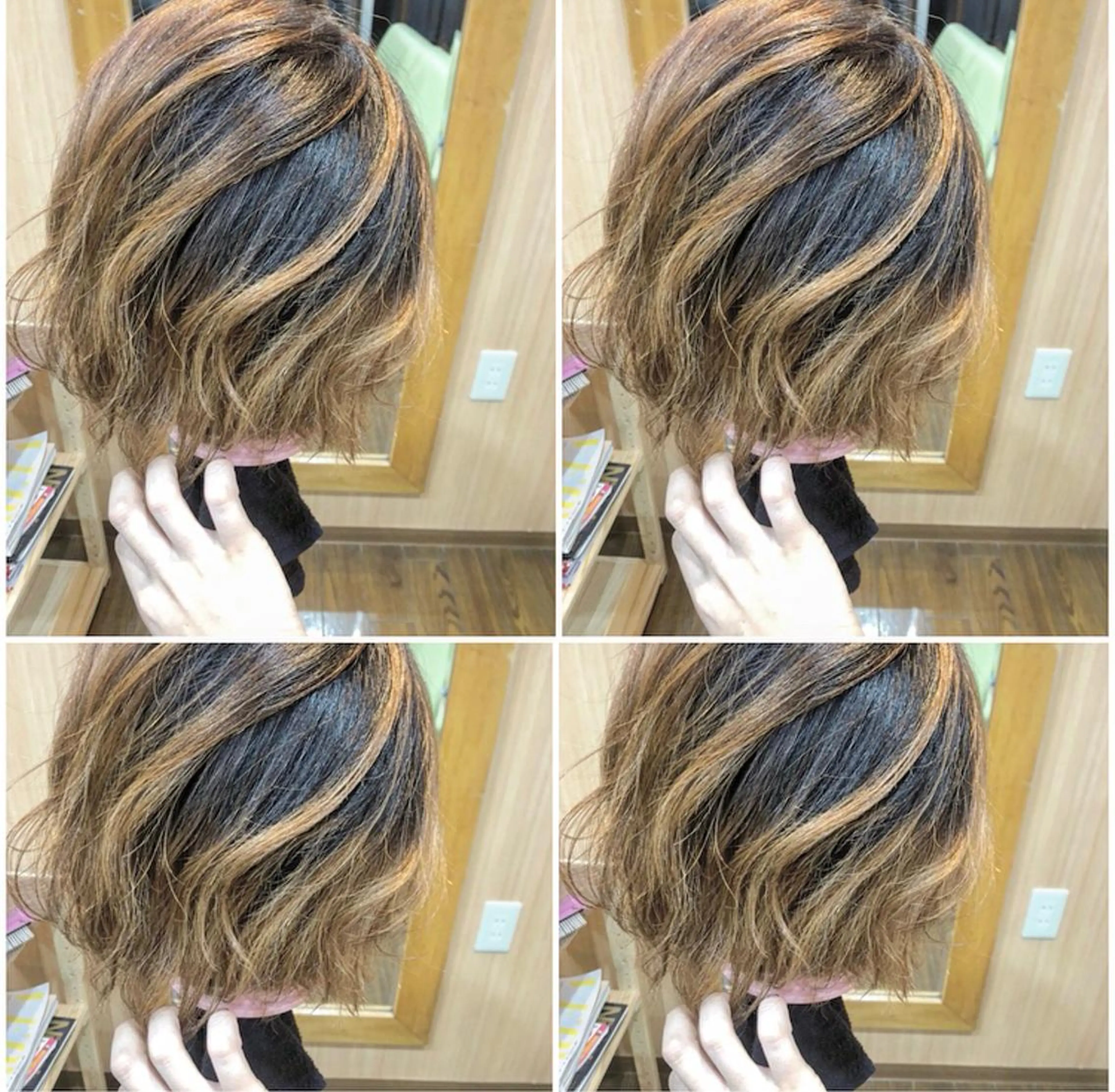 カラー バレイヤージュ MOLLA 浅香山店所属・谷口ゆめ/美眉 ワックス/縮毛矯正のヘアスタイル