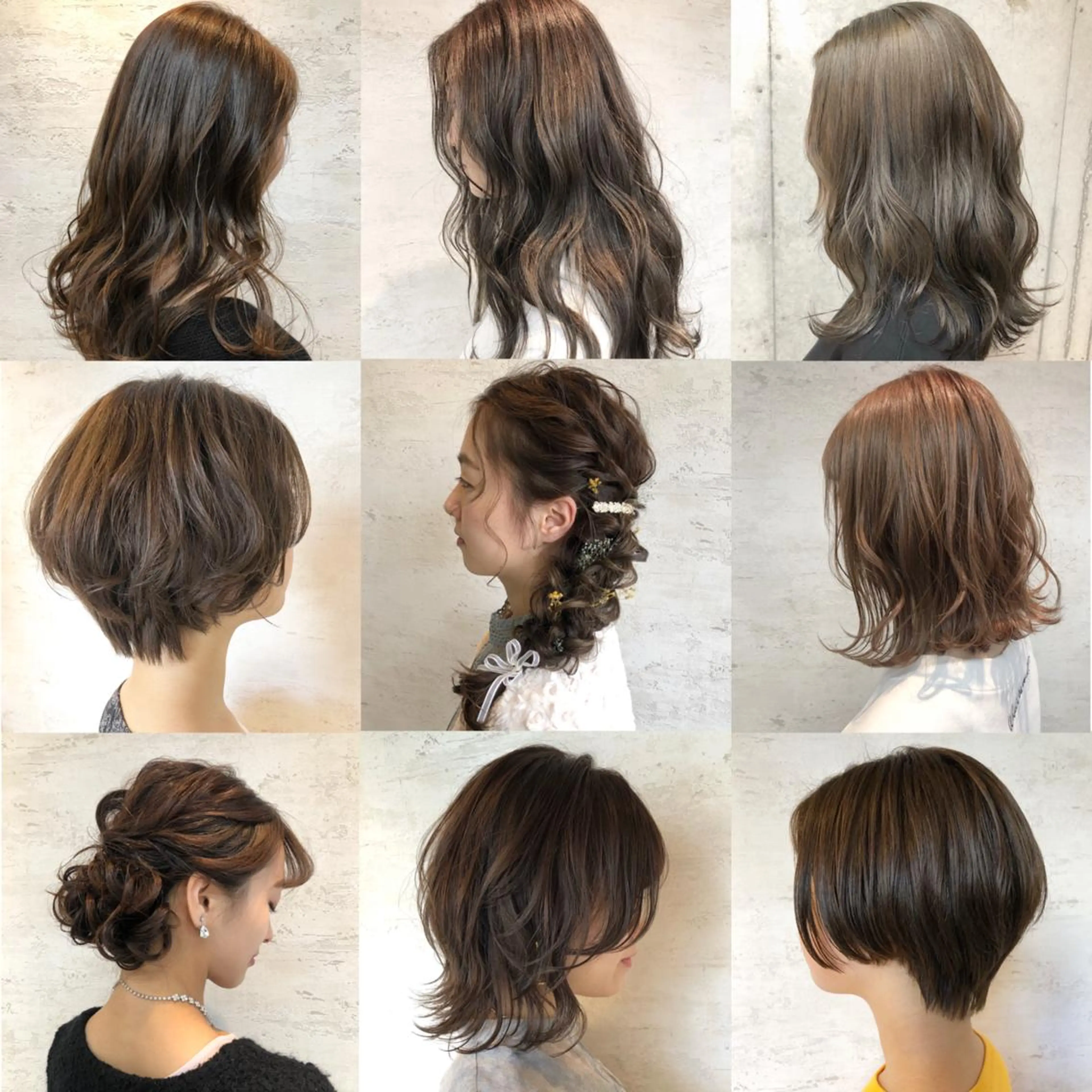 セミロング カット ヘアカラー トリートメント 女性に人気♪ はやしほのかのヘアスタイル