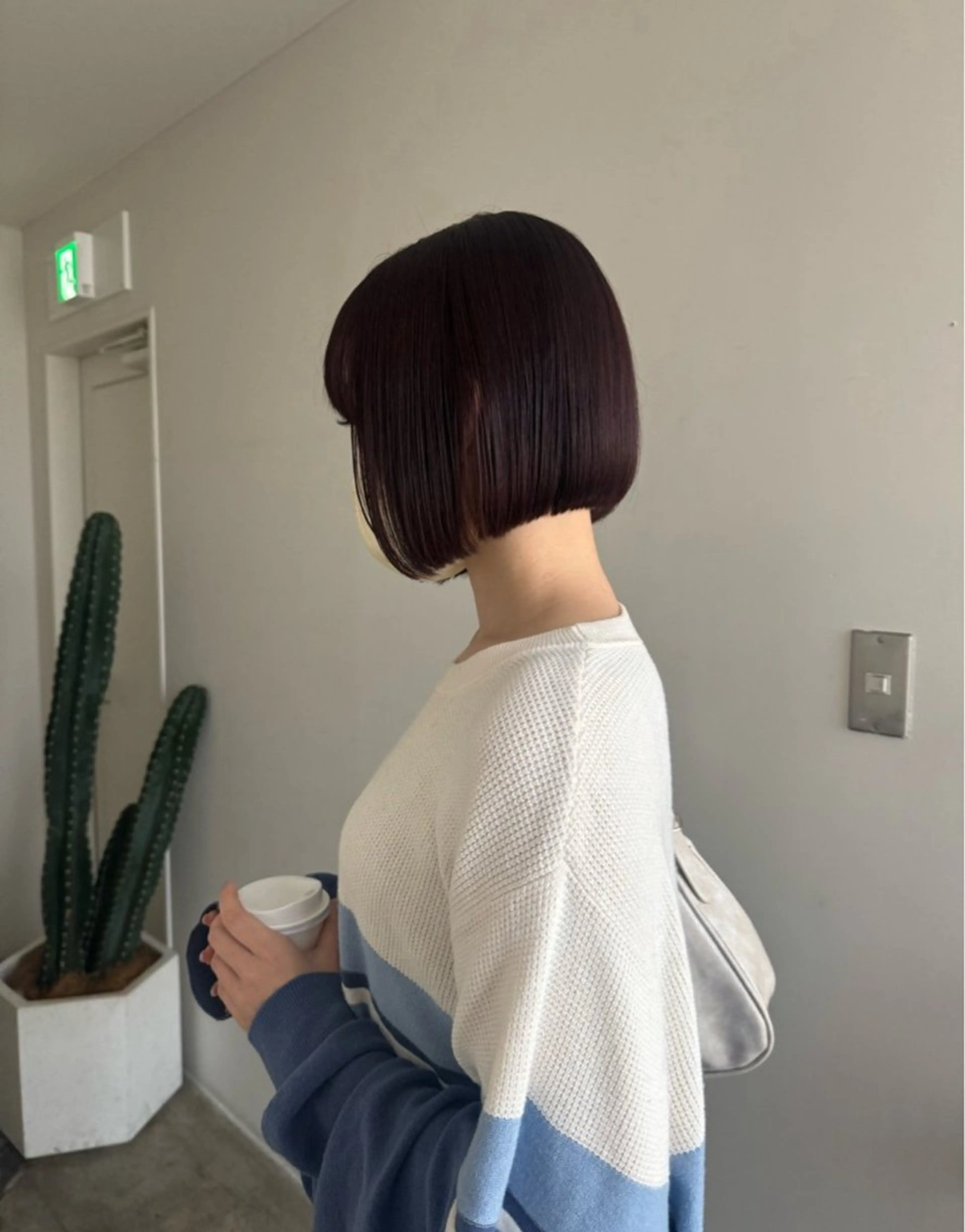 ボブカットモデル+オージュアトリートメントの写真