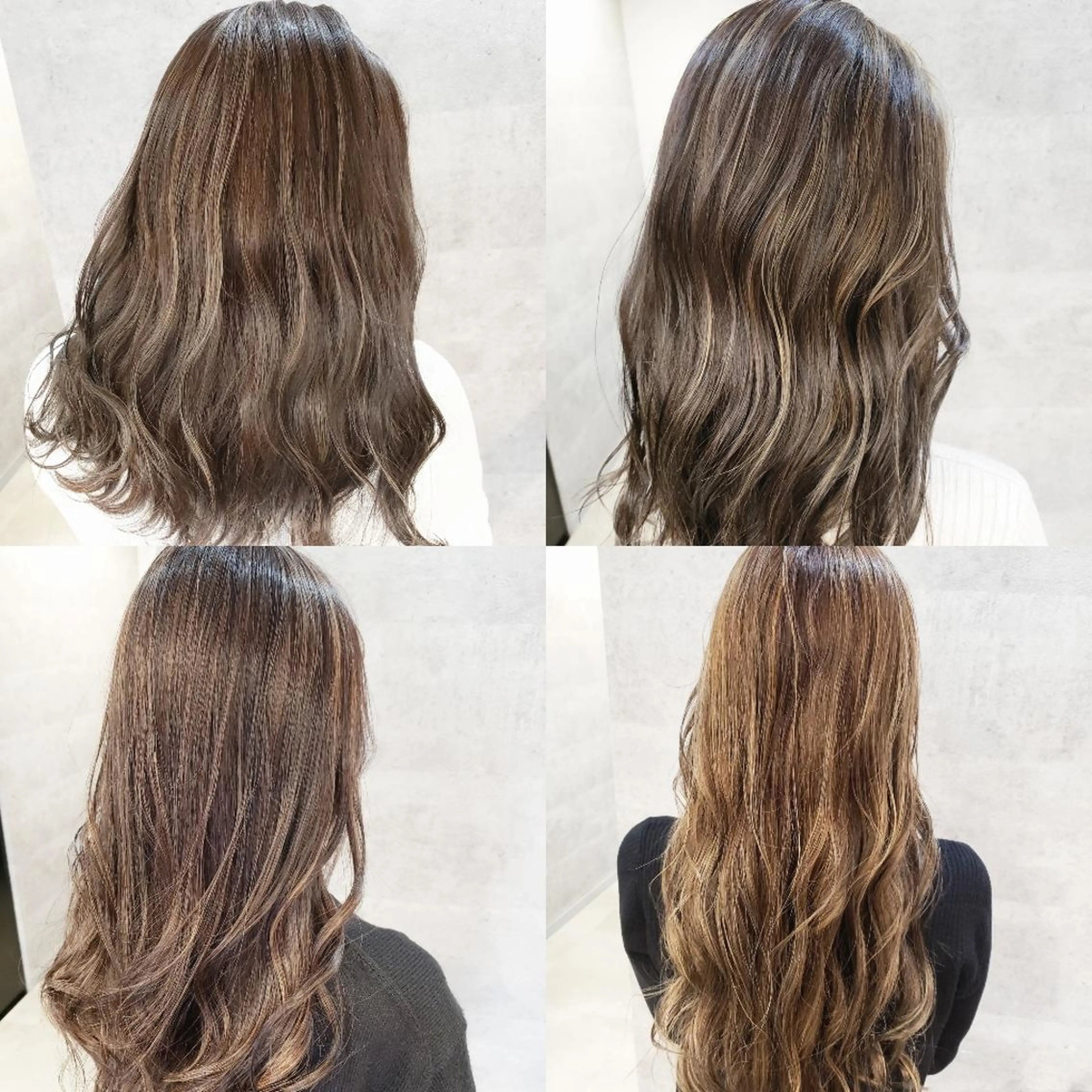 カラー セミロング ハイライトカラー 外国人風カラー ハイライト ヘアカラー トリートメント ミルクティー特化 🌈島内　琢真🌈のヘアスタイル