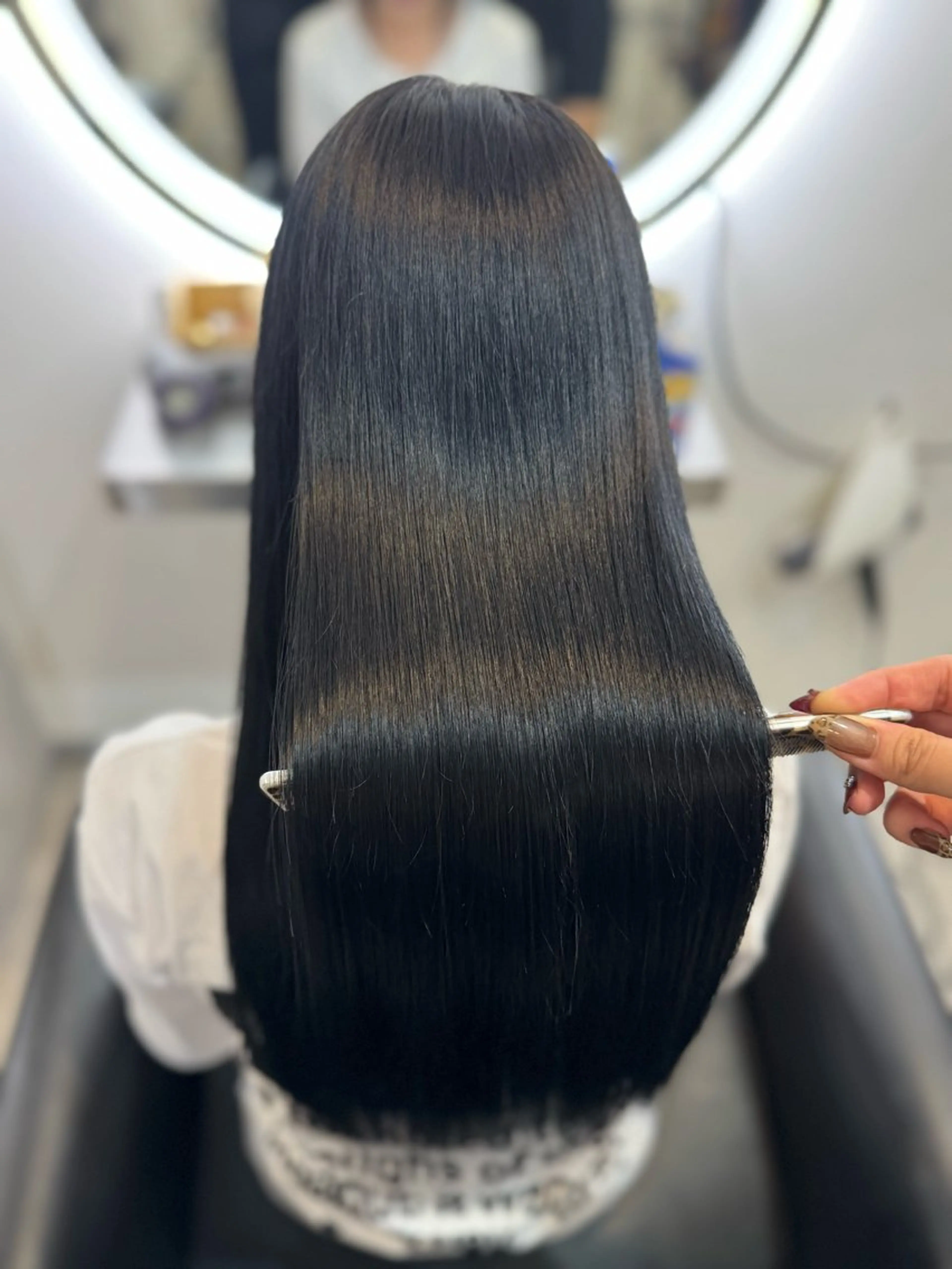 ロング 横山 穂乃花のヘアスタイル