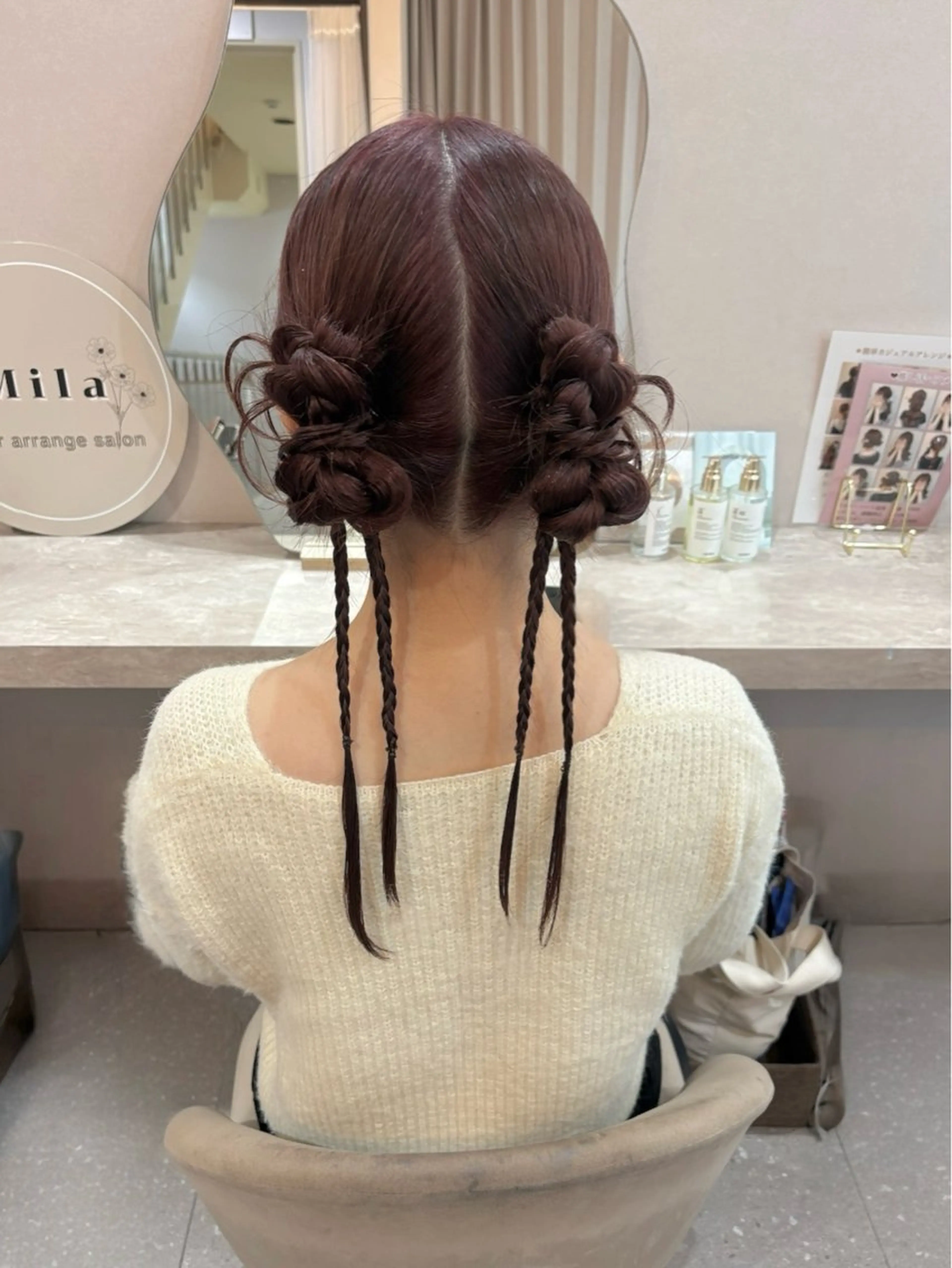 ロング ヘアセット Mila chihiroのヘアスタイル