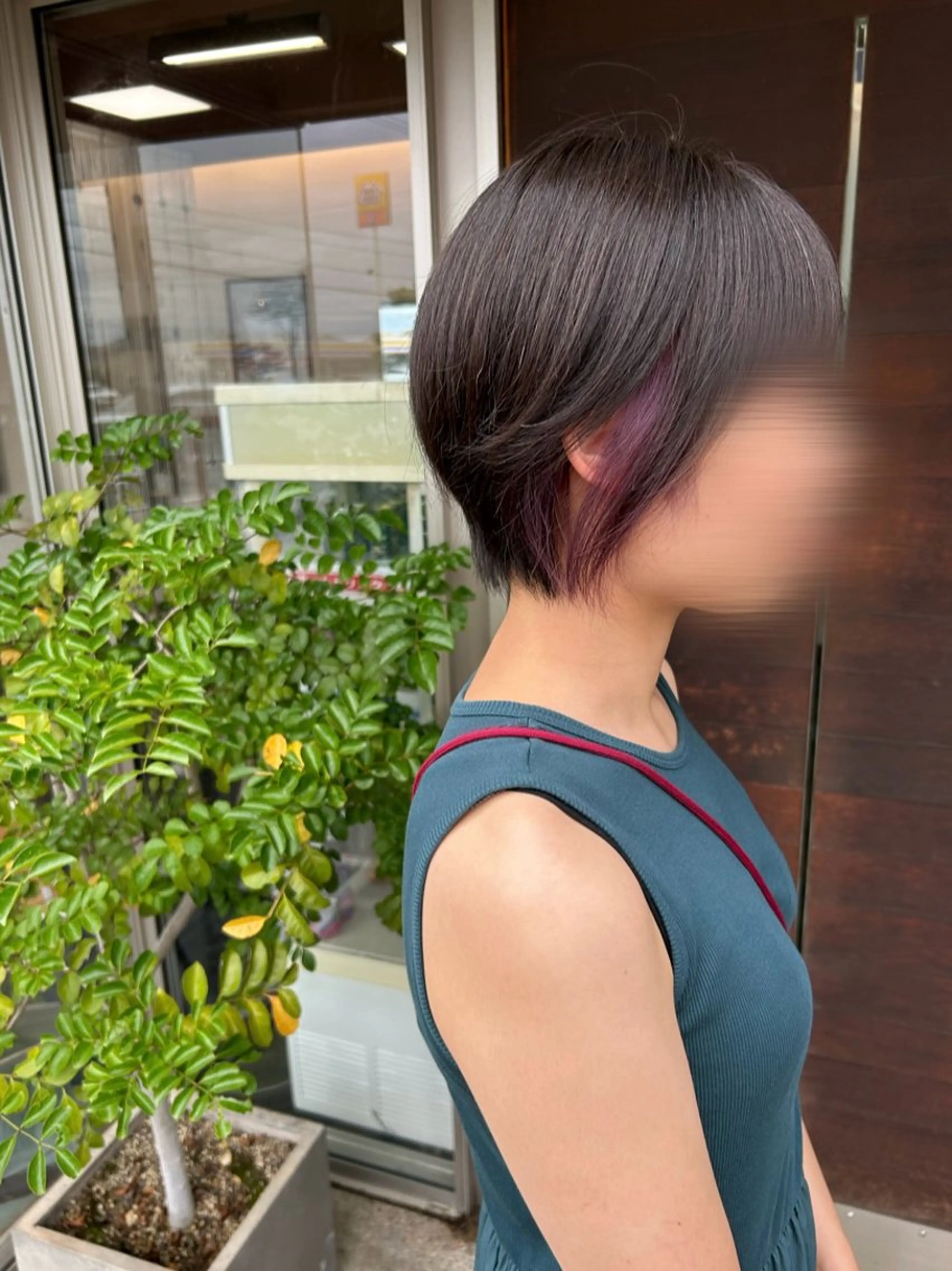 ショート ヘアカラー トリートメント Qwali所属・にしむら かなたのヘアスタイル
