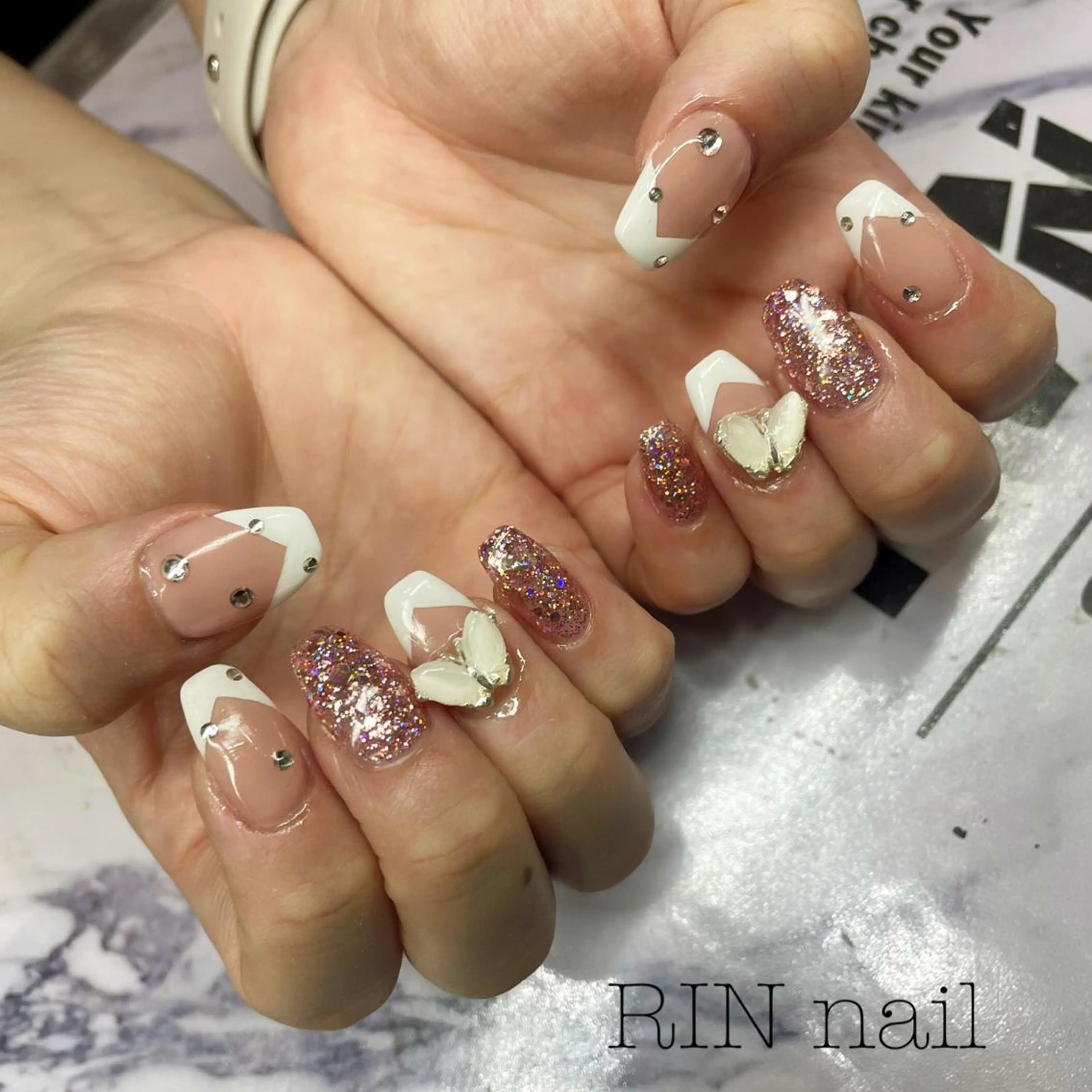 ネイル ハンドネイル ハンドケア RIN HOMEnailのネイルデザイン