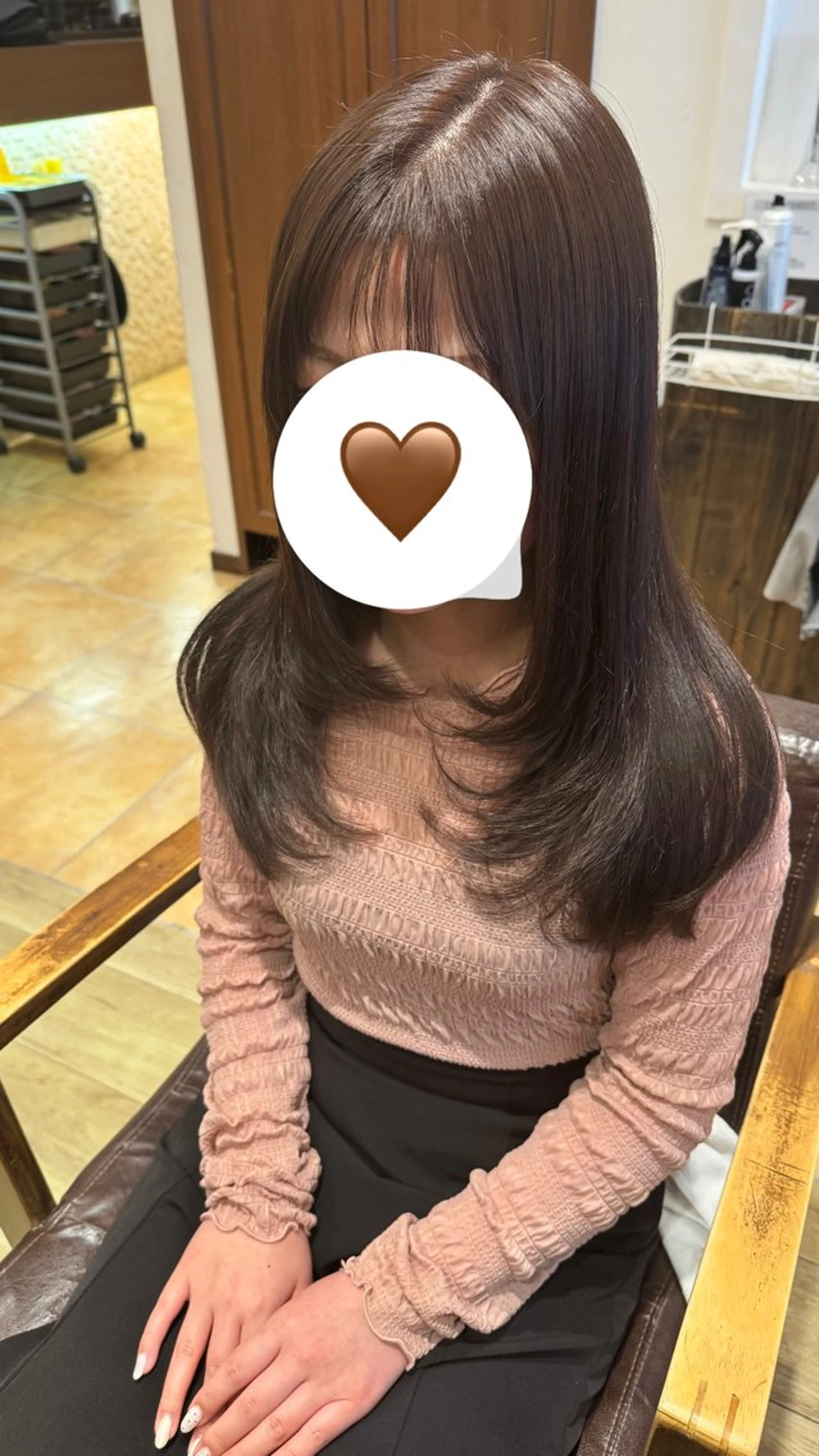 ロング レイヤーカット カット ブランシェ神領店 稲垣 葵のヘアスタイル