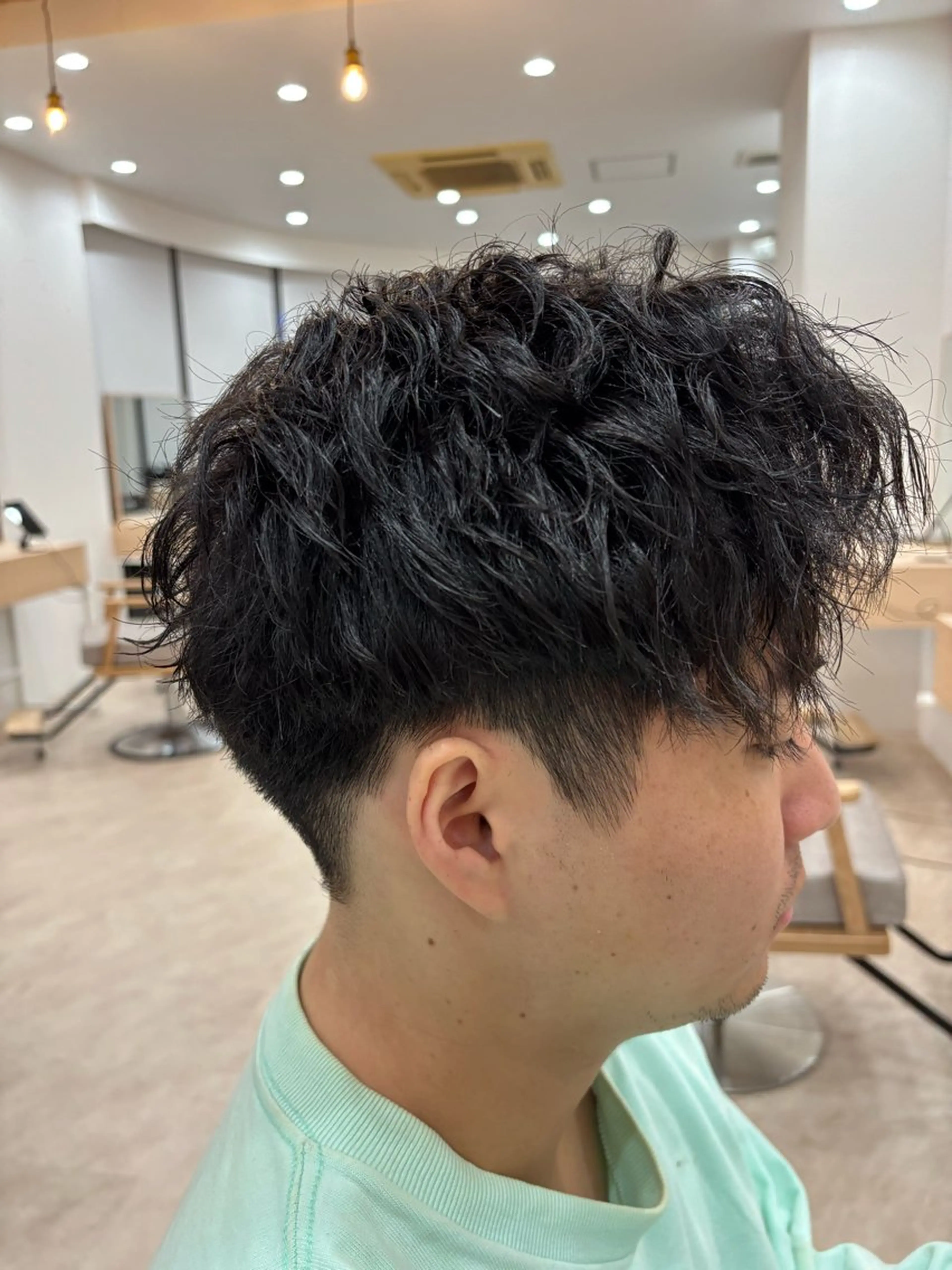パーマ メンズ カット ヘアカラー ✨️艶髪ショート✨️ /栄/大瀧 聖也のヘアスタイル