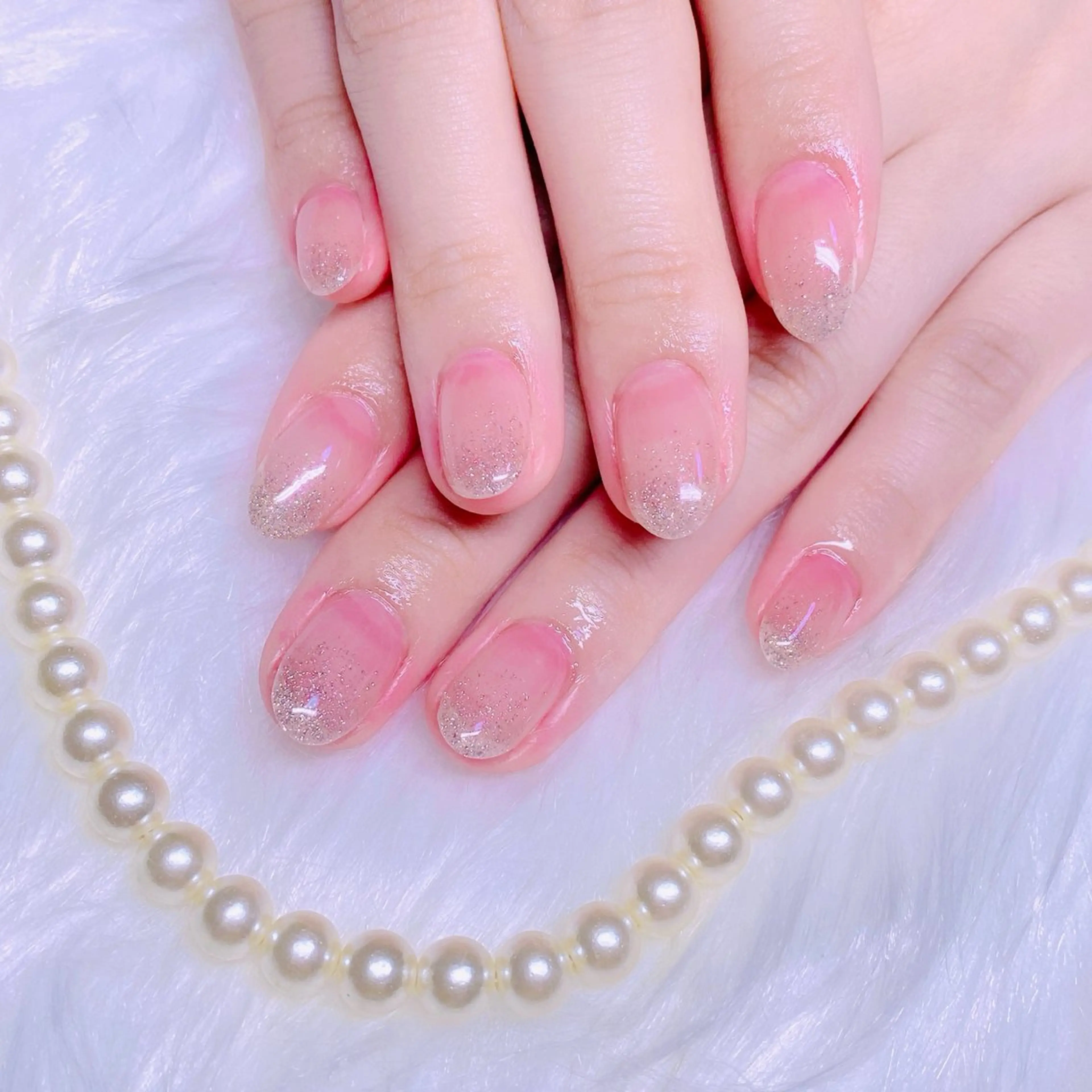 ネイル グラデーション オフィスネイル ショートネイル シンプルネイル Nail Yunaのネイルデザイン