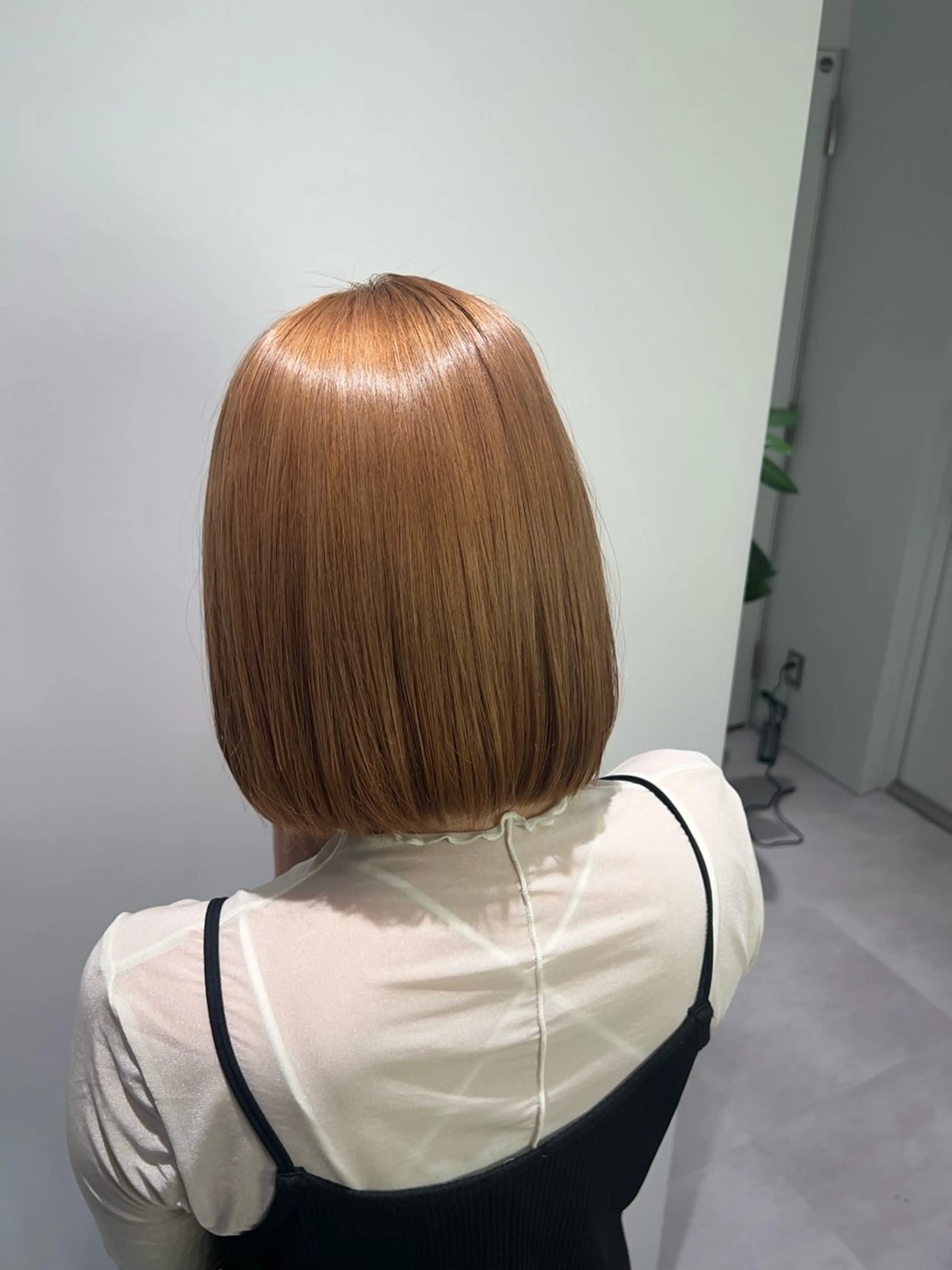ミディアム ヘアカラー 山下 光太郎のヘアスタイル