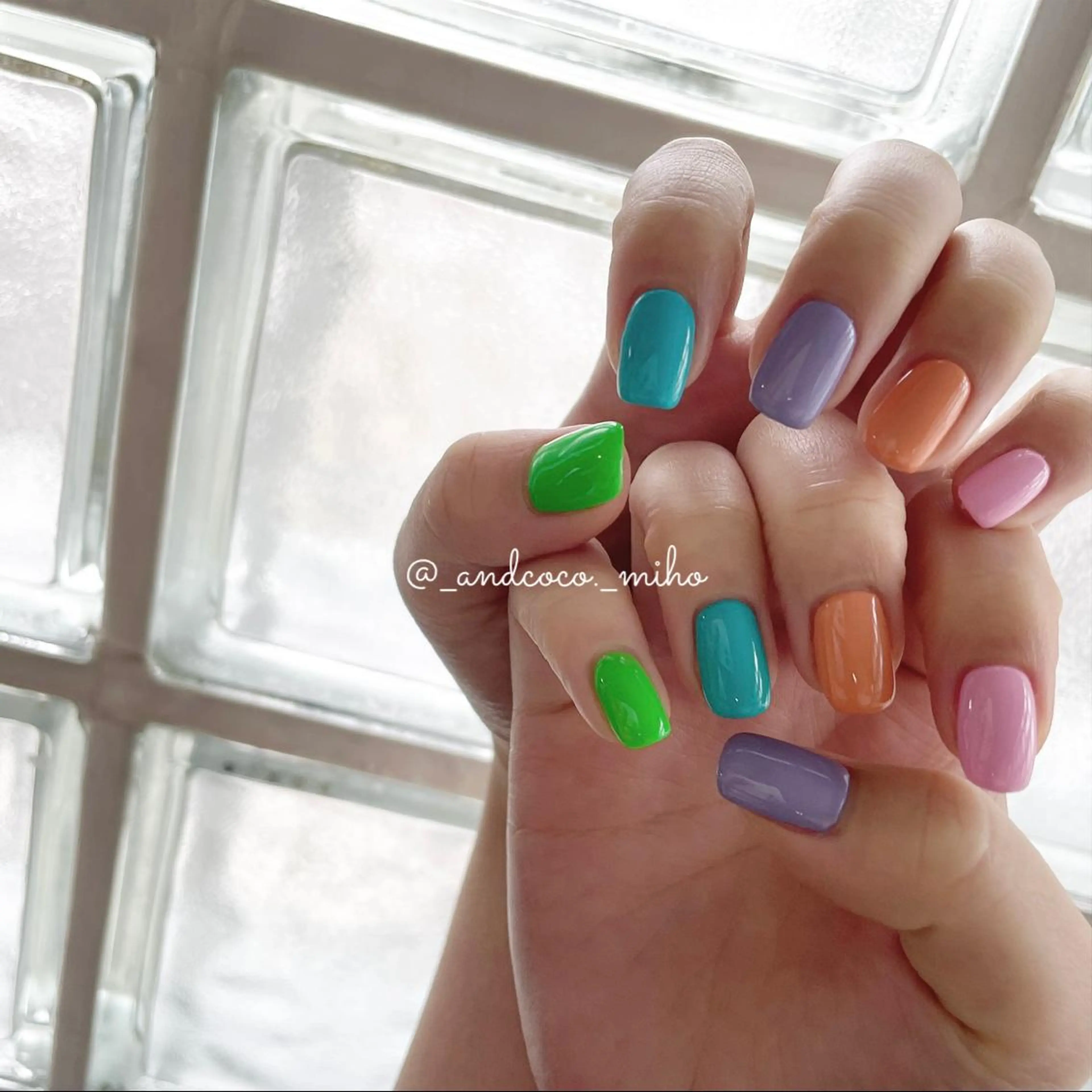 ネイル ハンドネイル And  & coco. eyelash & nail所属・Nailist〻 mihoのネイルデザイン