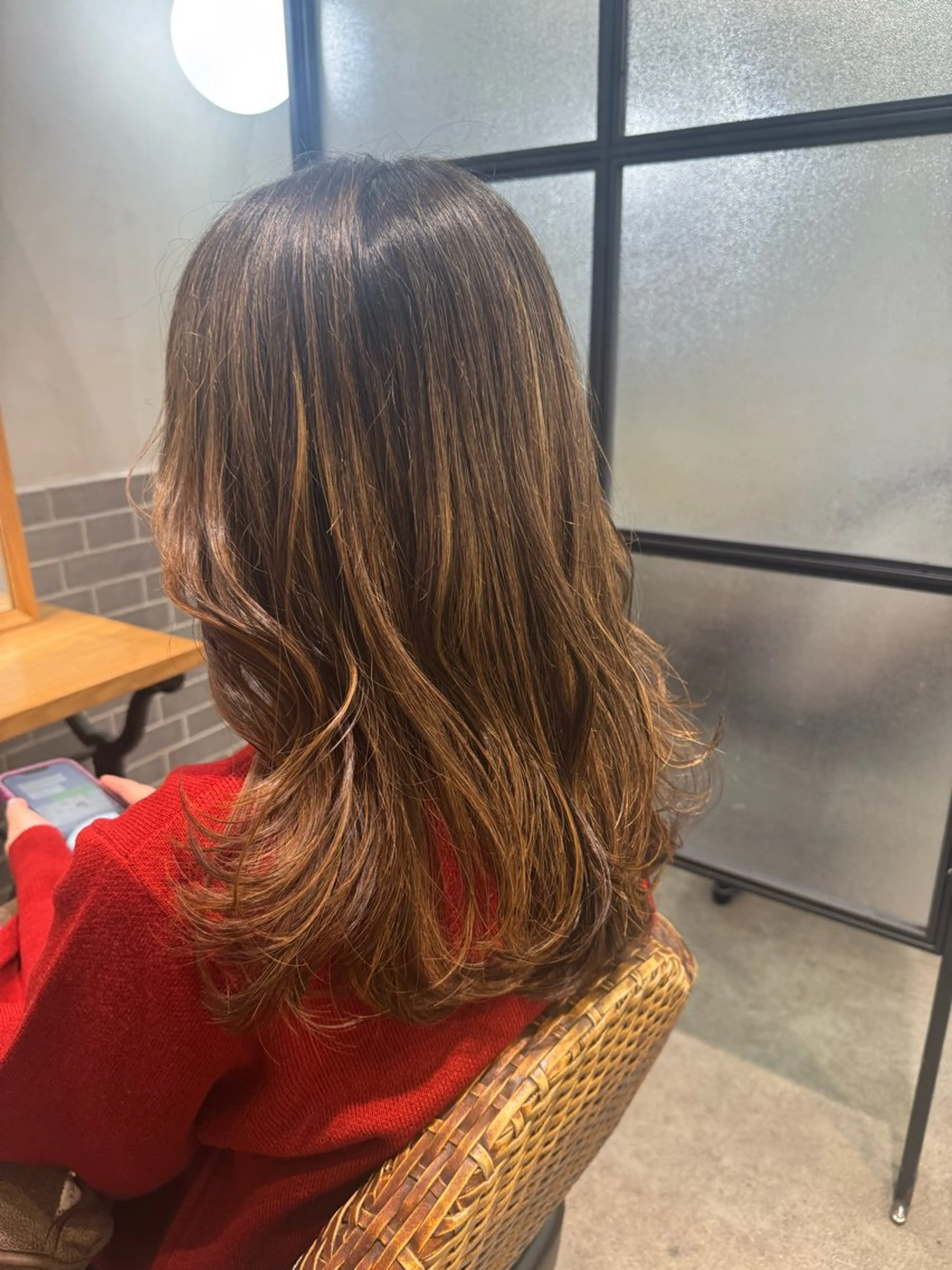 セミロング red neo あいりのヘアスタイル