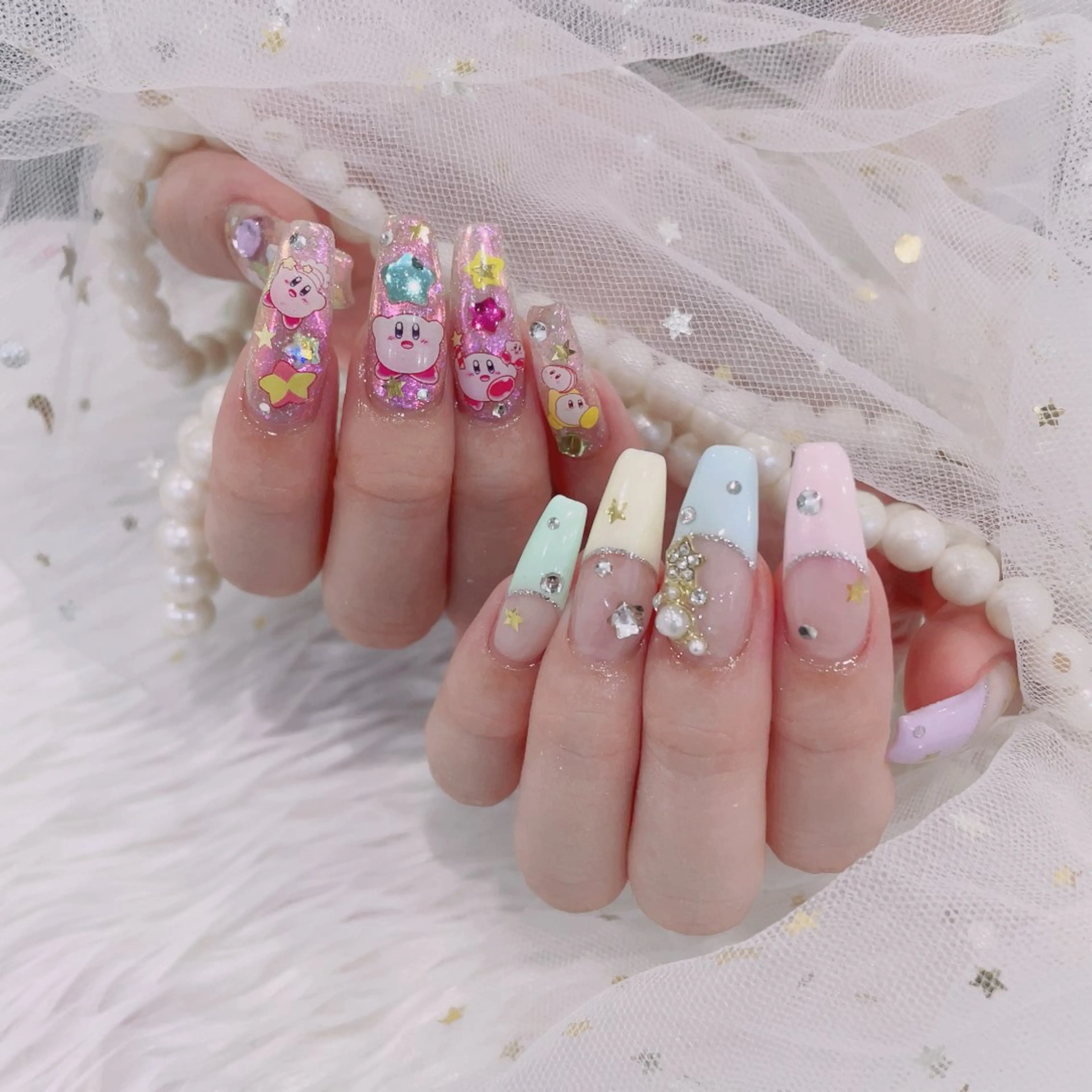 ロング ハンドネイル cho nailのネイルデザイン