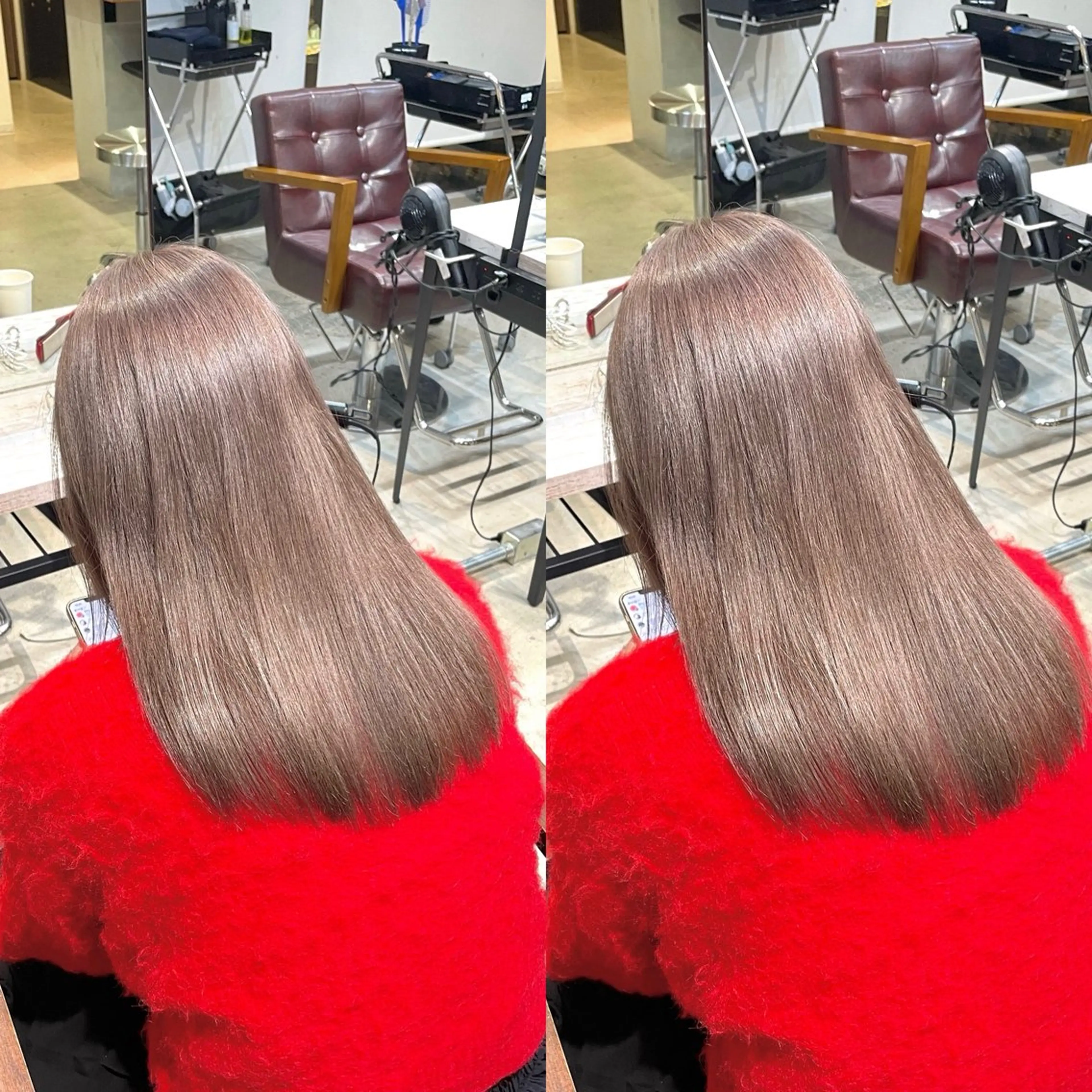 ミディアム カット ヘアカラー トリートメント youres hair 新宿3丁目店所属・💎髪質改善✖︎ ハイトーン💎柴田のヘアスタイル