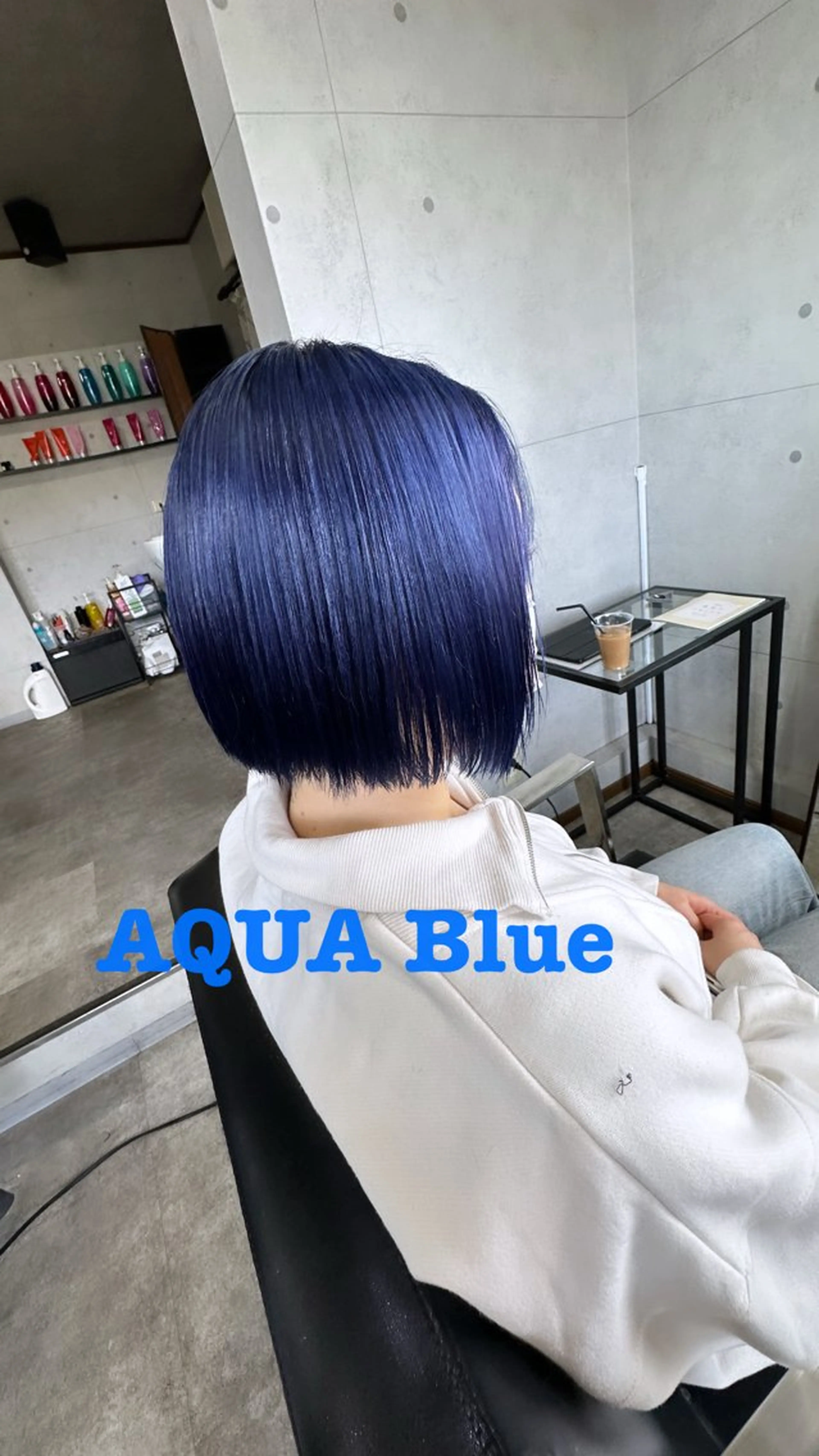 ミディアム ボブ 外国人風カラー ハイライト レイヤーカット REVE所属・馬場  麻応のヘアスタイル
