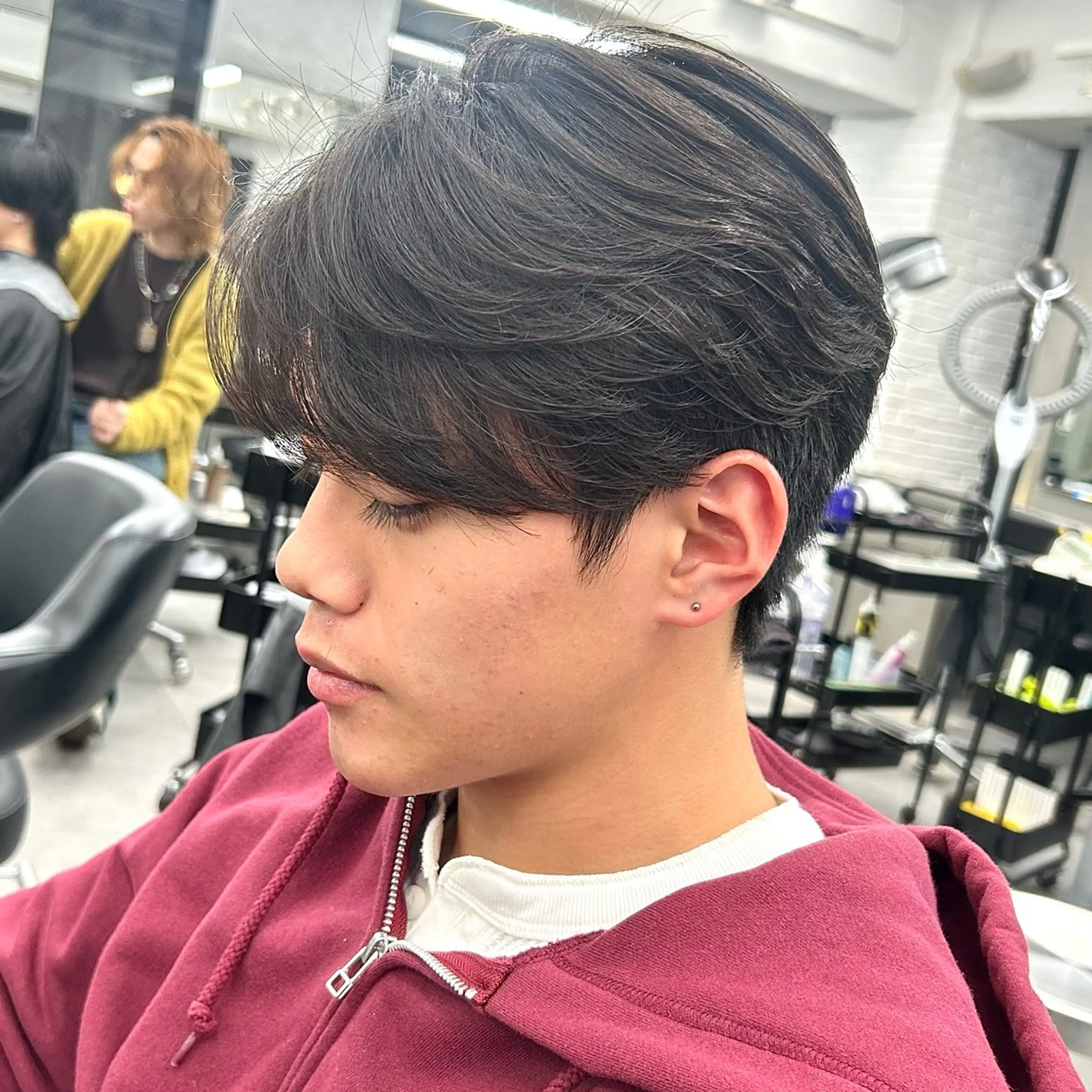 パーマ メンズ カット パーマ トリートメント 韓国ヘア🇰🇷 メンズパーマ/つかさのヘアスタイル