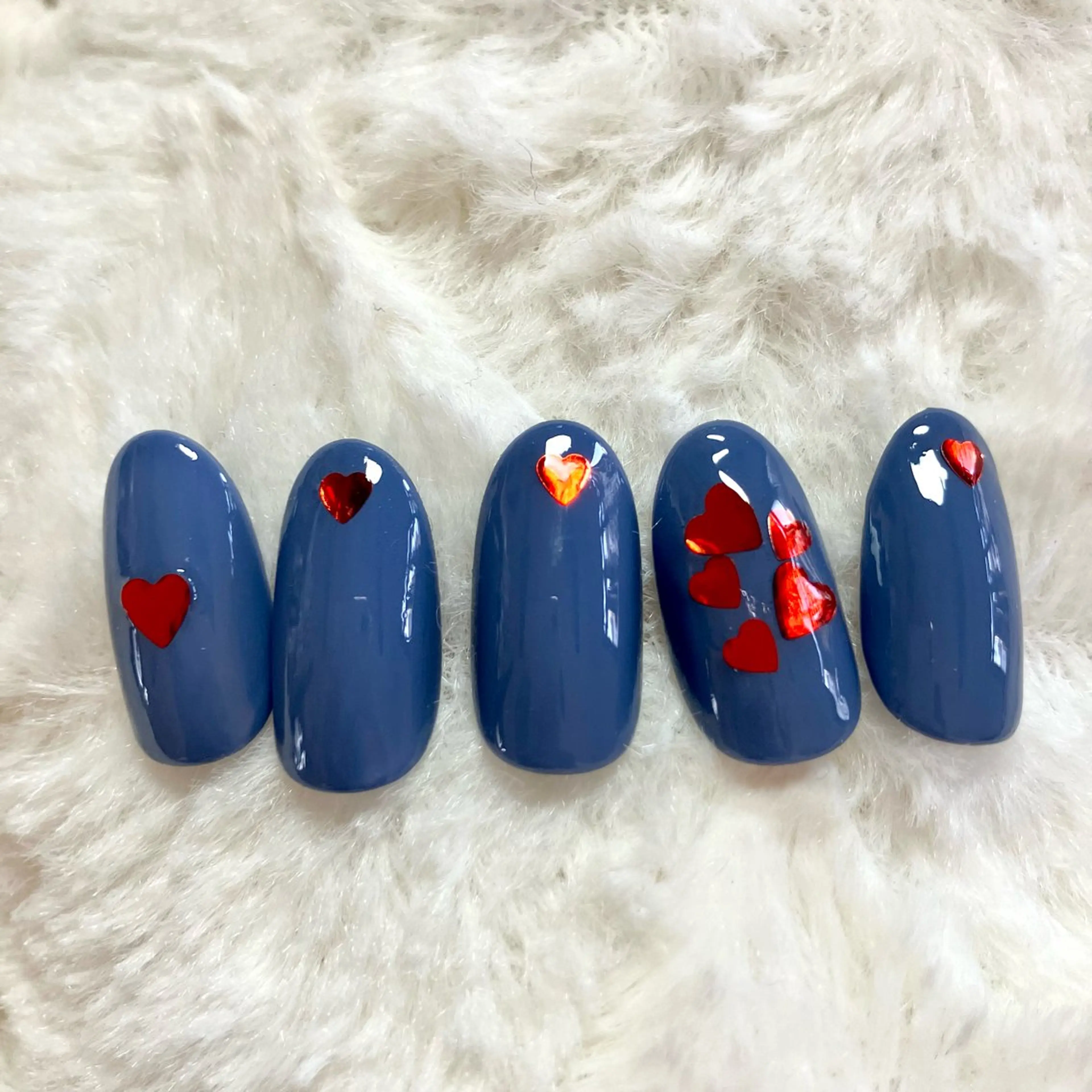 ❤️定額ハンドネイル❤️ハート(当店オフ込み)の写真