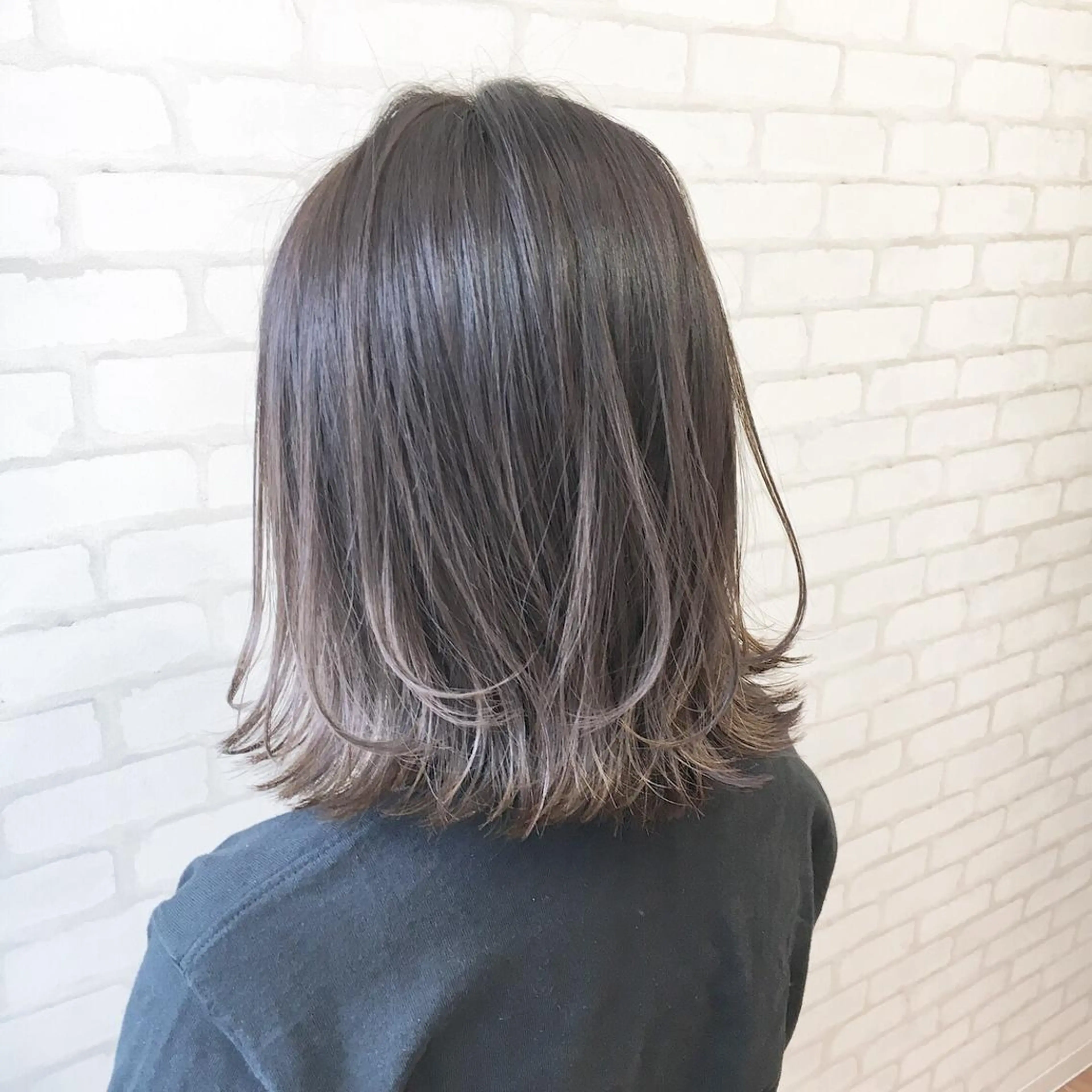 ミディアム カラー アッシュ ✨艶髪✨透明感✨ 山内大樹のヘアスタイル