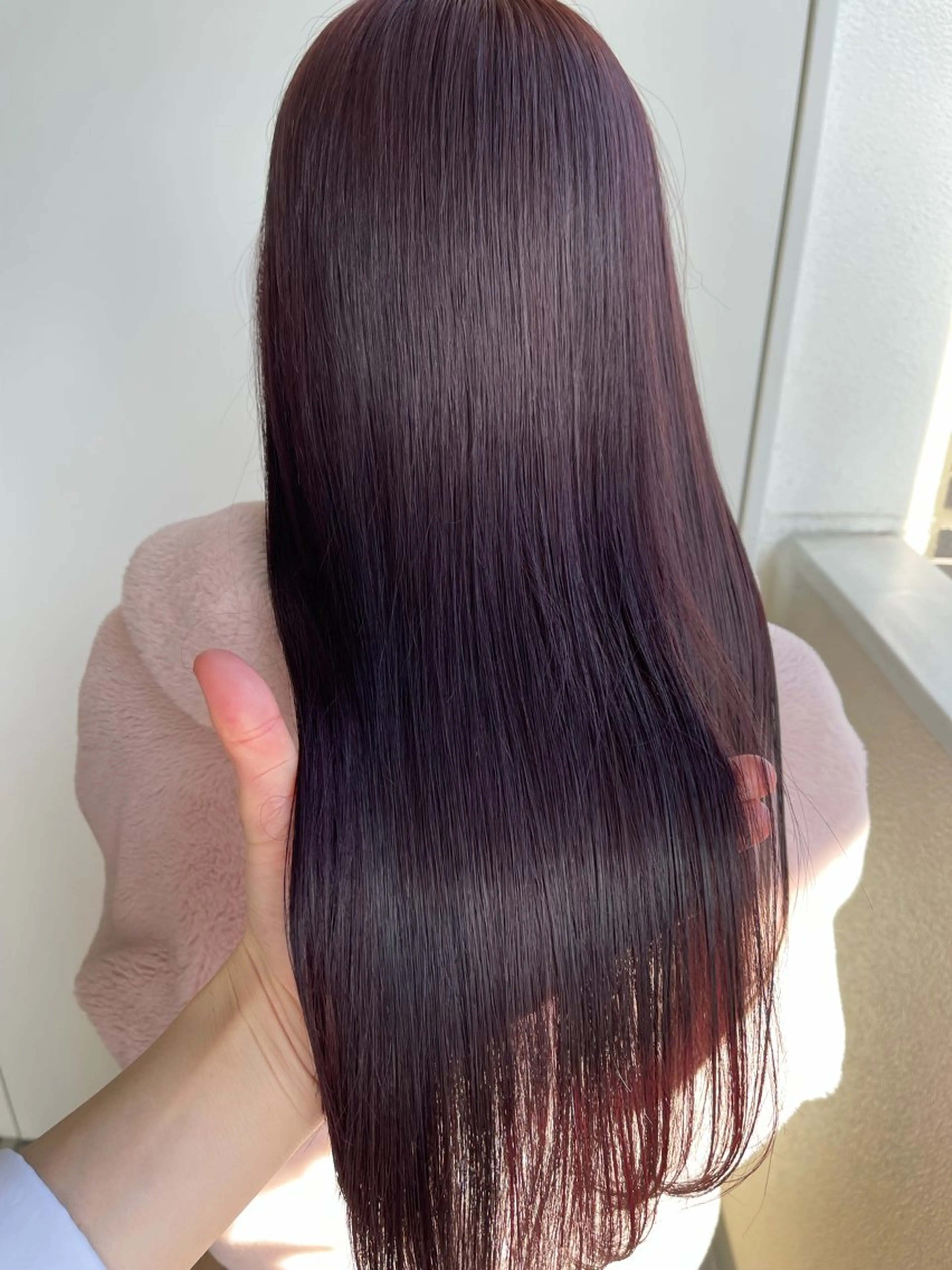 ロング カラー カシス 髪質改善 ブリーチ✨/似合わせ カラー💖/Yuzuのヘアスタイル