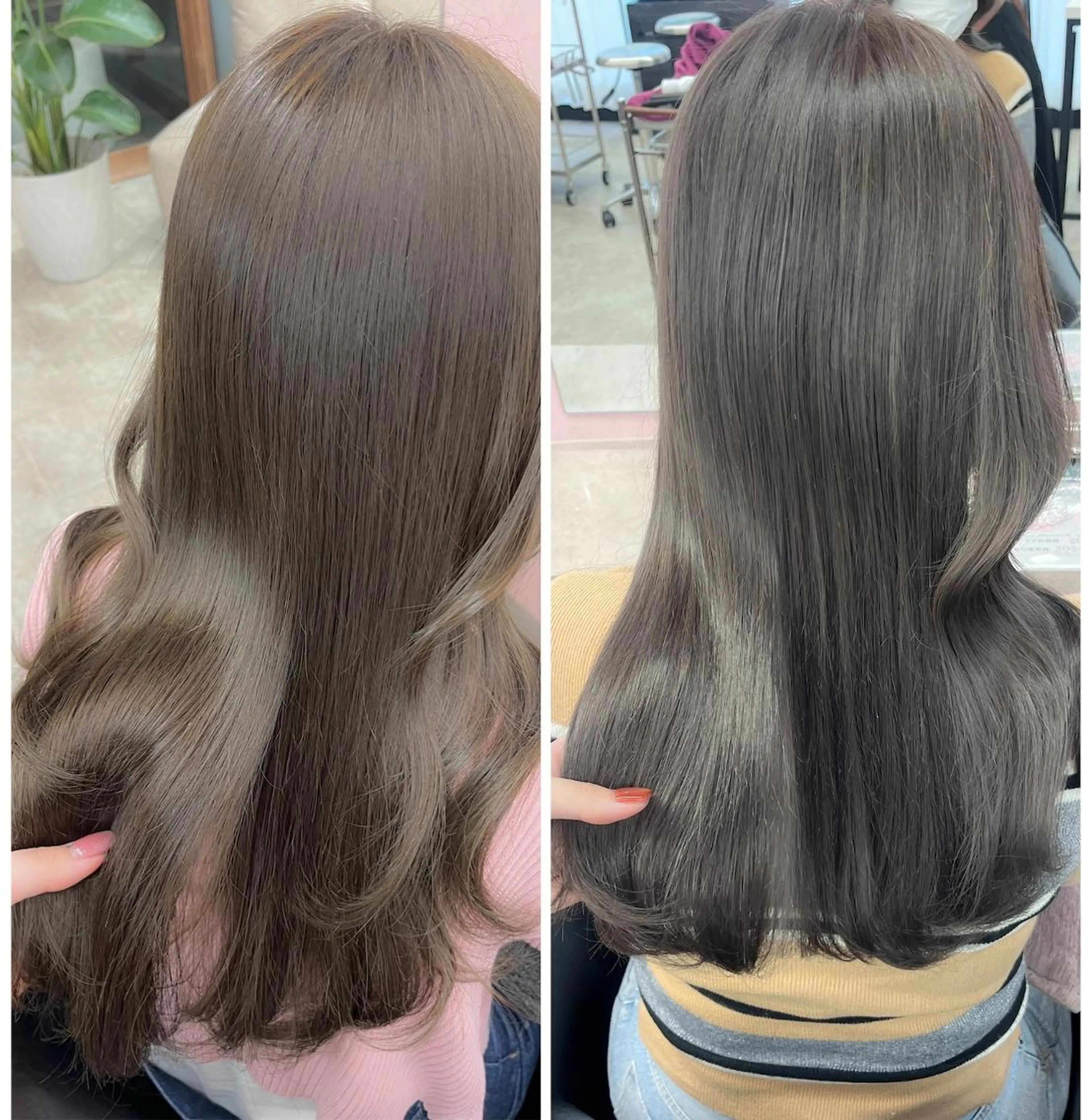 ミディアム ヘアカラー MATTY rioのヘアスタイル