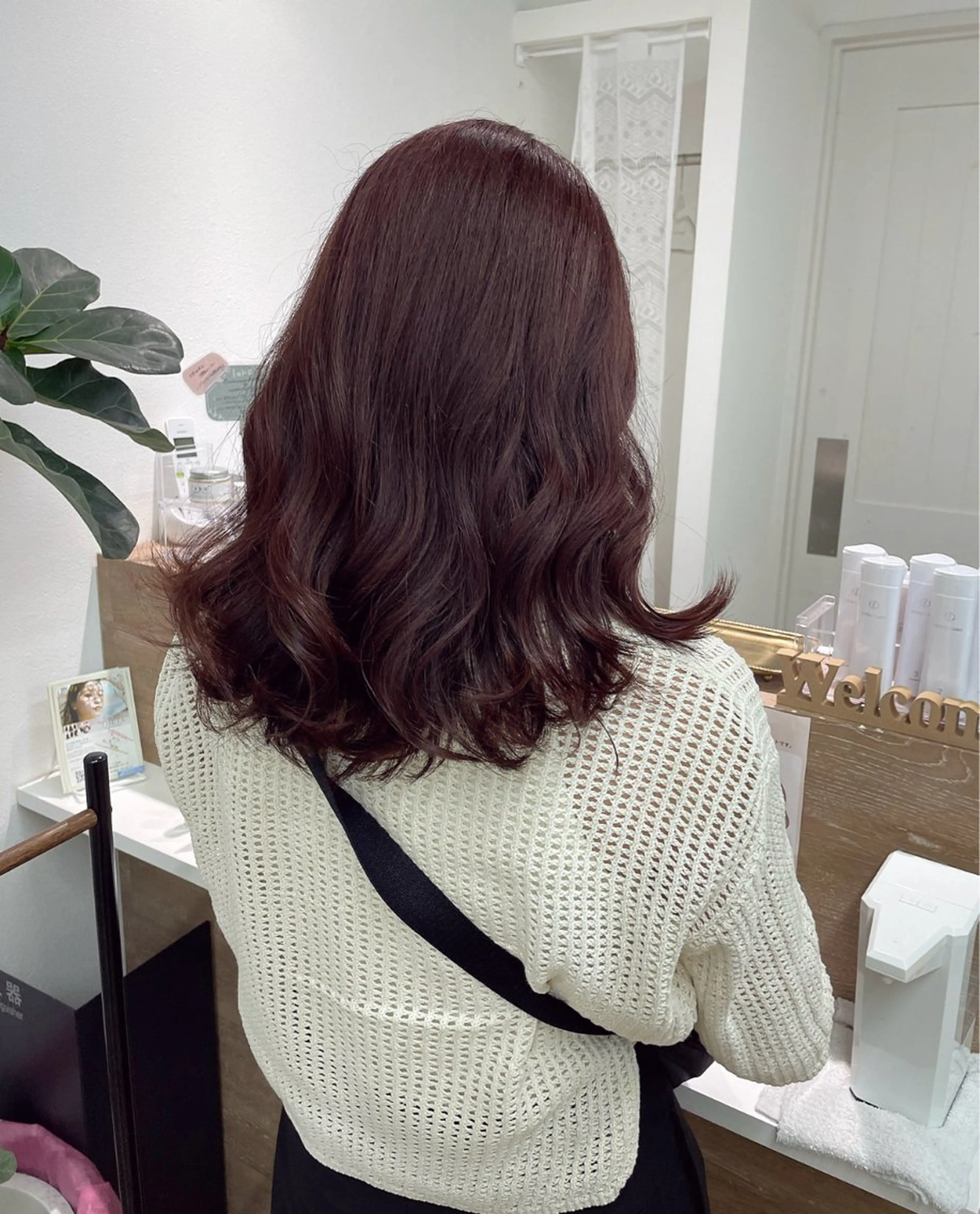 セミロング カラー アンサイ 成増のヘアスタイル