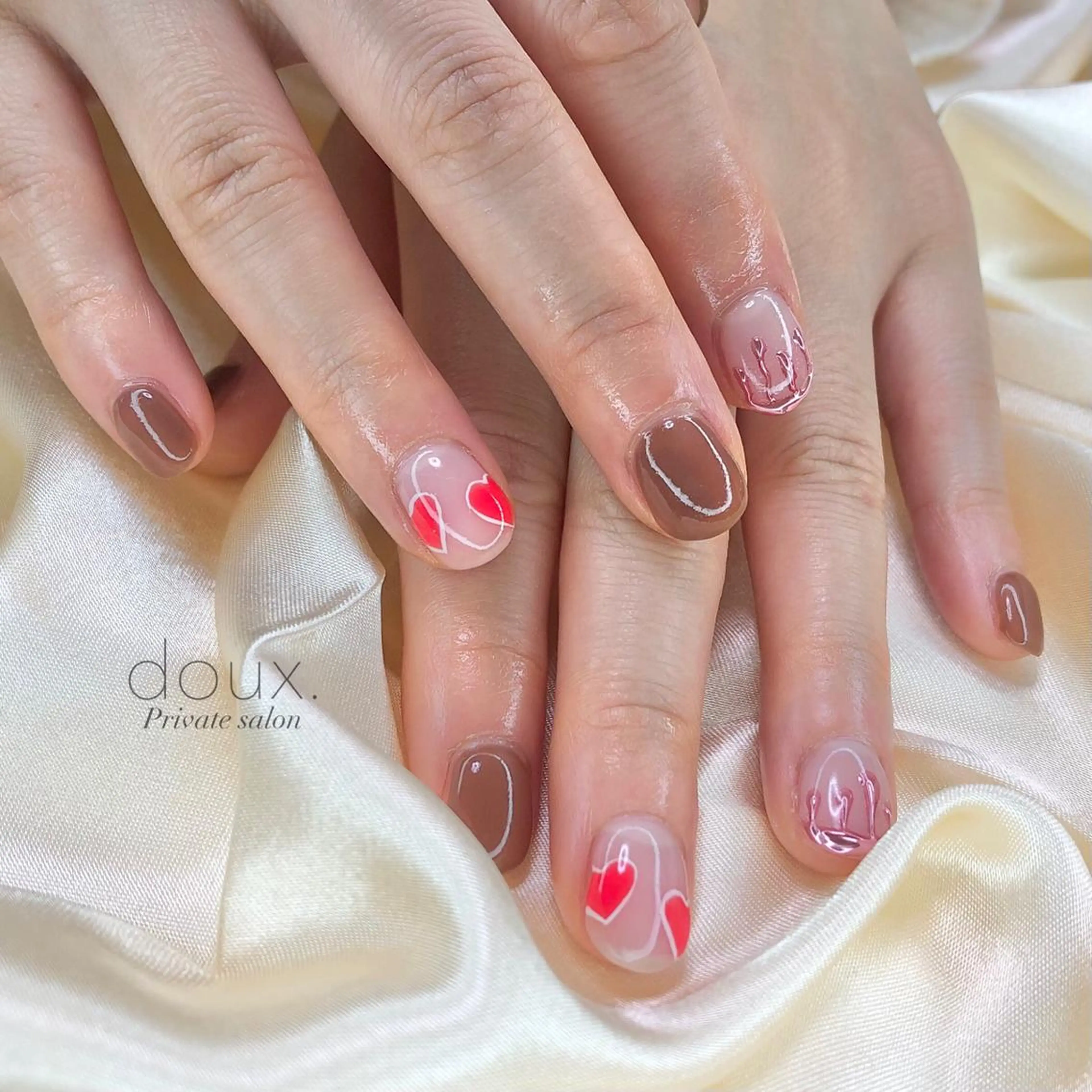 ネイル ハート doux. nailのネイルデザイン