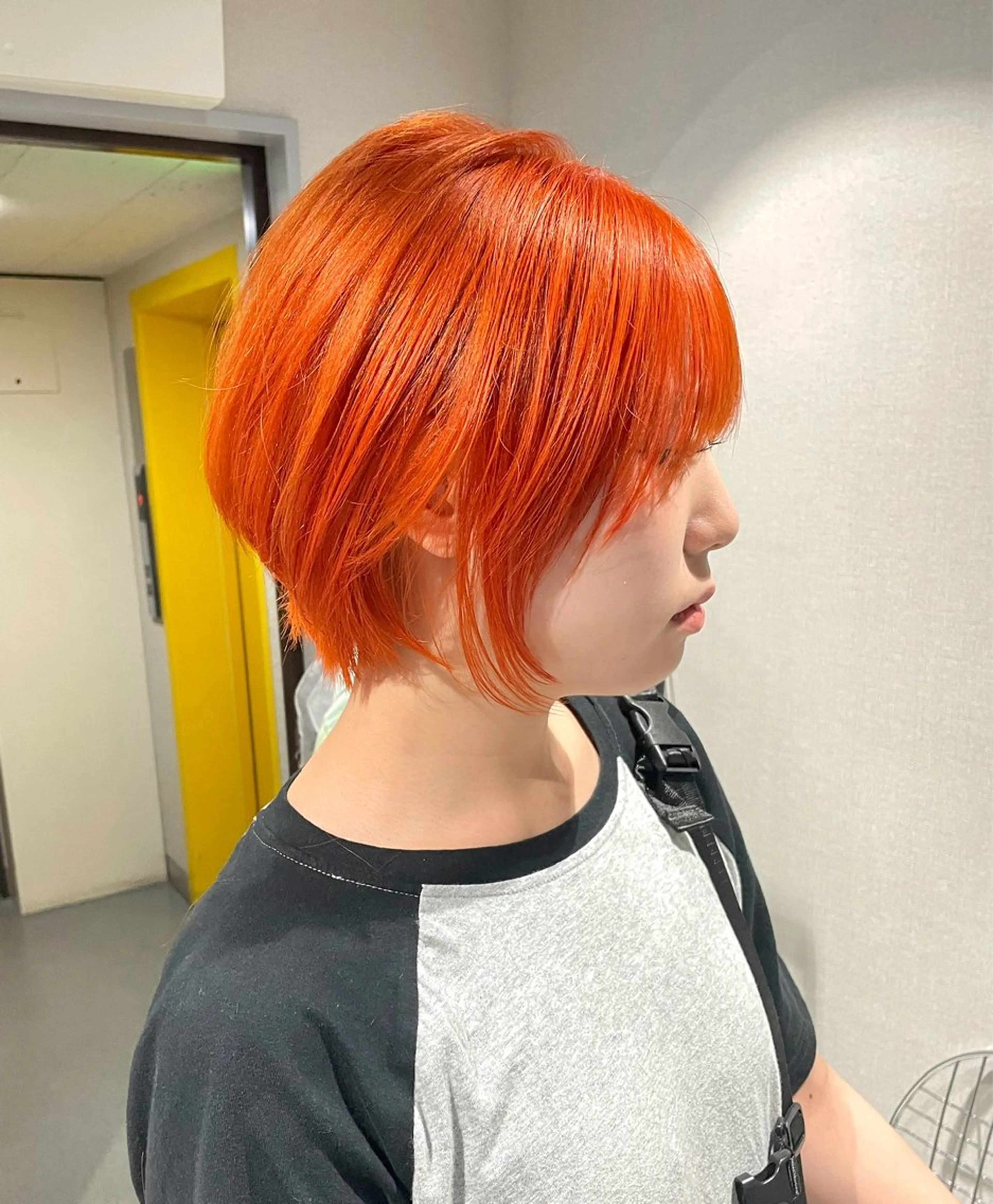 【ショートカット】カット+カラー+高保湿トリートメント#ハンサムショート#ベリーショート#韓国ヘア#髪質改善#暖色の写真