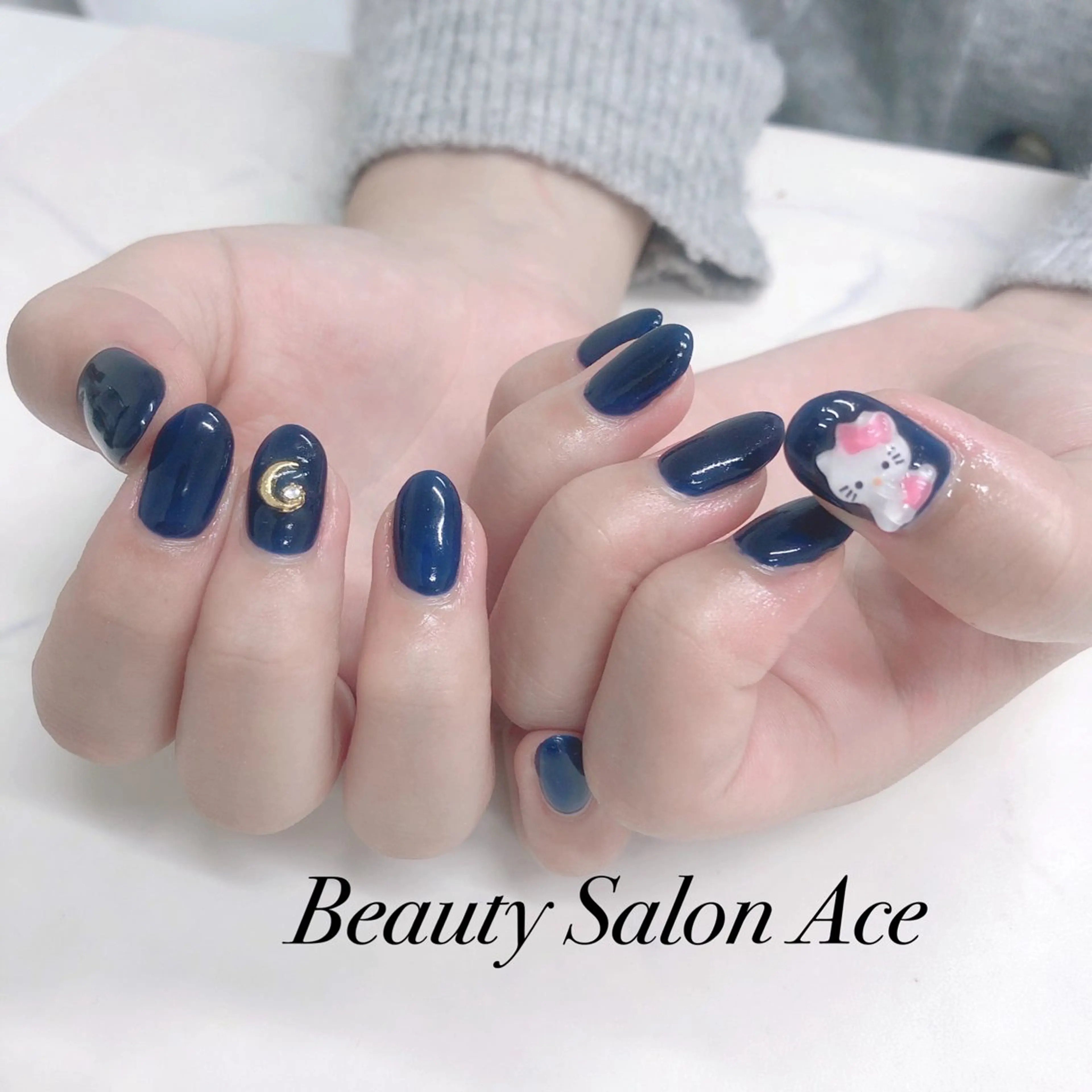 ネイル メンズネイル ワンカラーネイル ハンドネイル ハンドケア Beauty Salon Ace（ネイルサロン　エース）所属・池袋フィルイン Ace♡長さだしのネイルデザイン