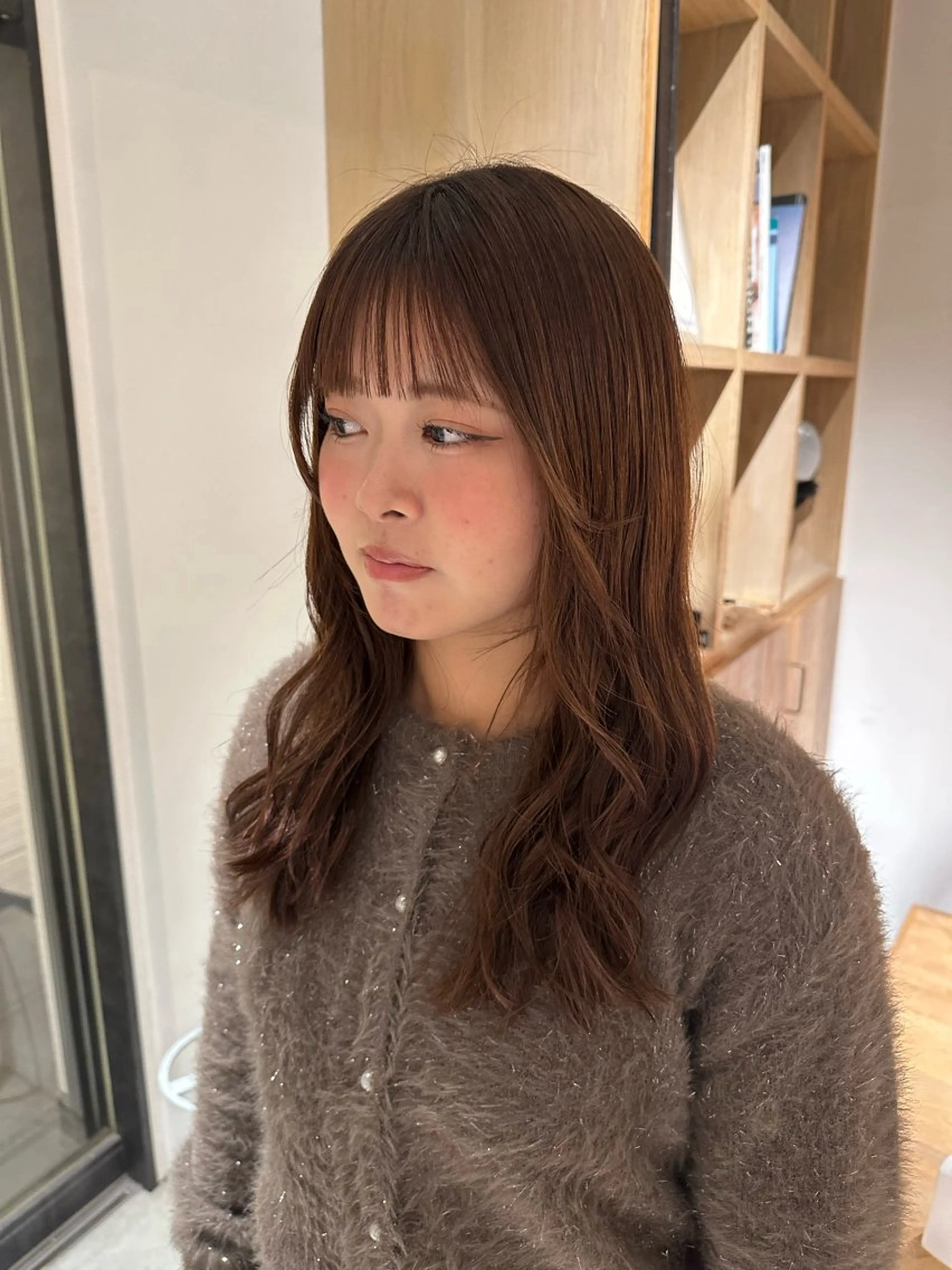 ミディアム レイヤーカット 優依 /カットモデル募集中のヘアスタイル