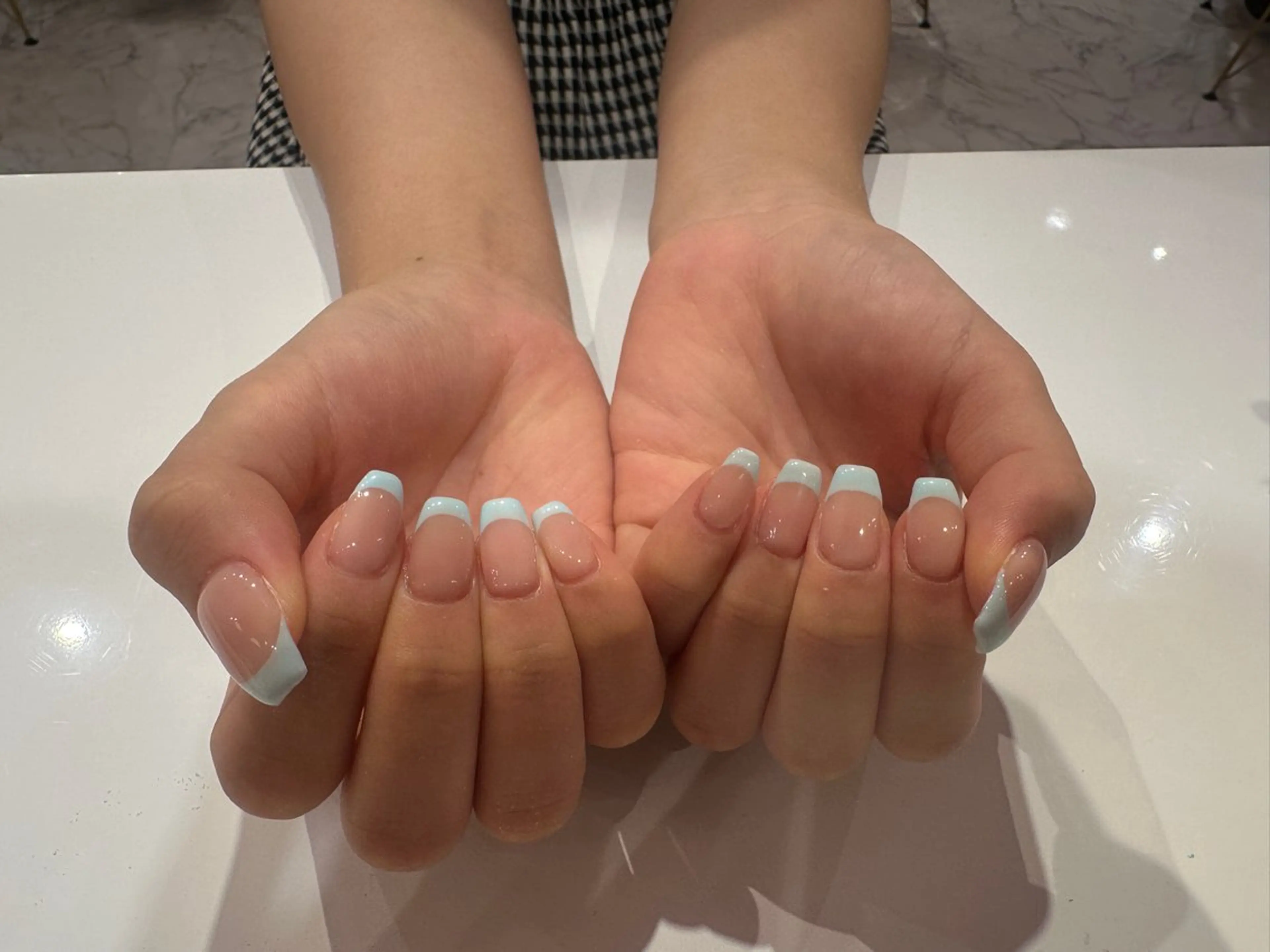 ネイル フレンチネイル SHELLNAIL 後藤のネイルデザイン