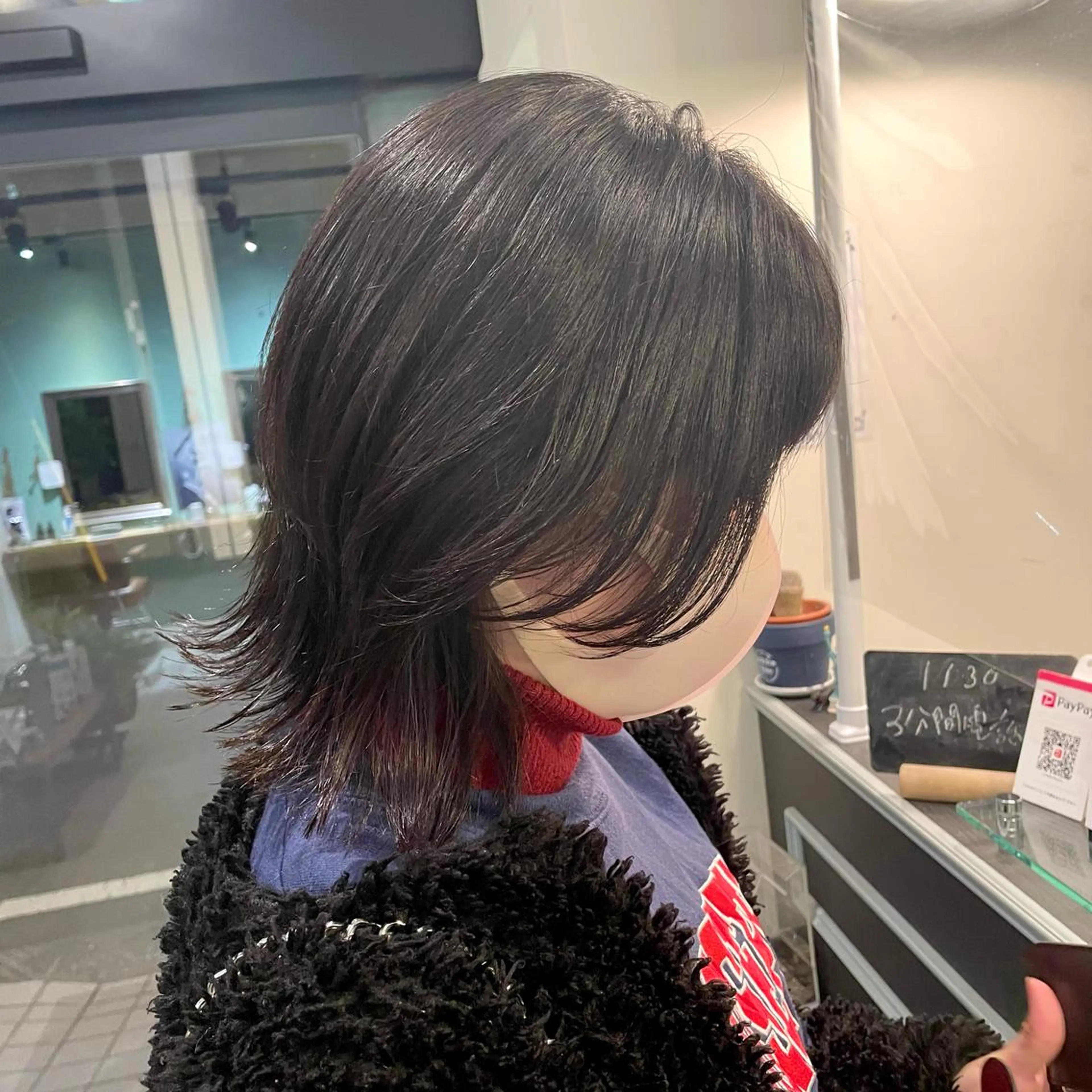 ミディアム スナコザワ レナのヘアスタイル