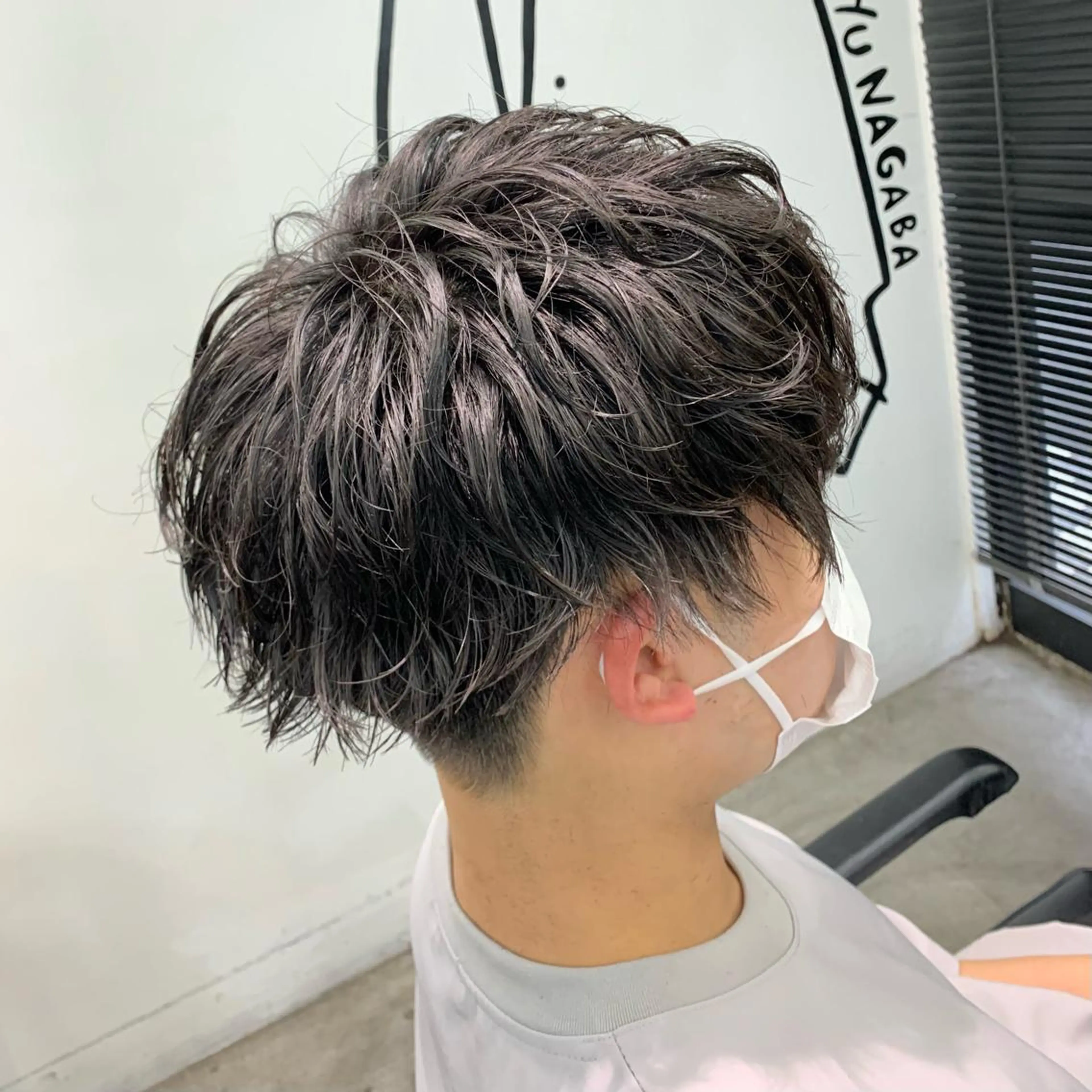 ショート パーマ メンズ カット パーマ メンズ特化美容師/ 藤戸 椋のヘアスタイル