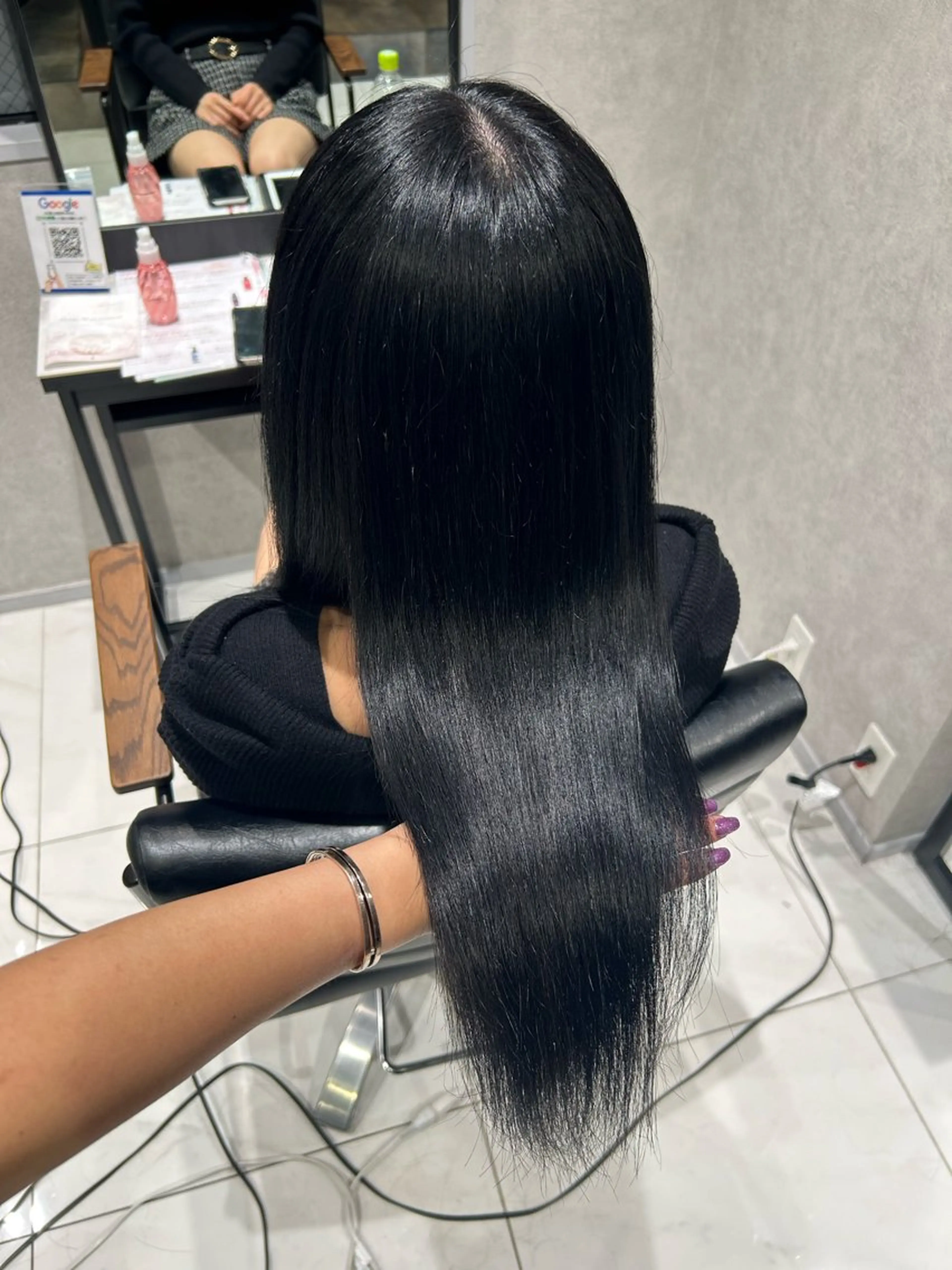 カラー 髪質改善 透明感カラー💙 束感まつげ🪼海月のヘアスタイル