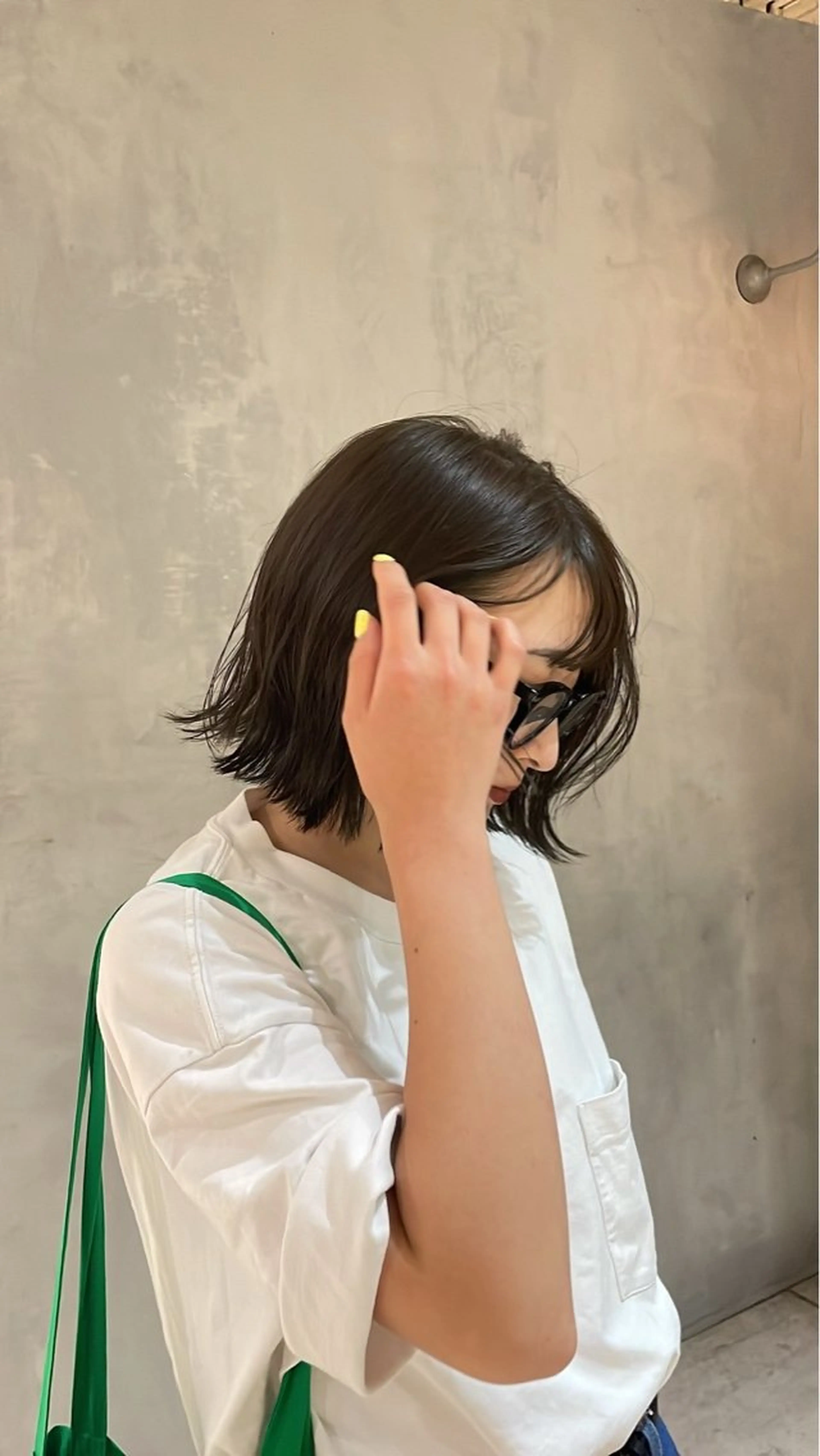 カラー ❄️透明感カラー/ ボブ/けんしん🌿のヘアスタイル