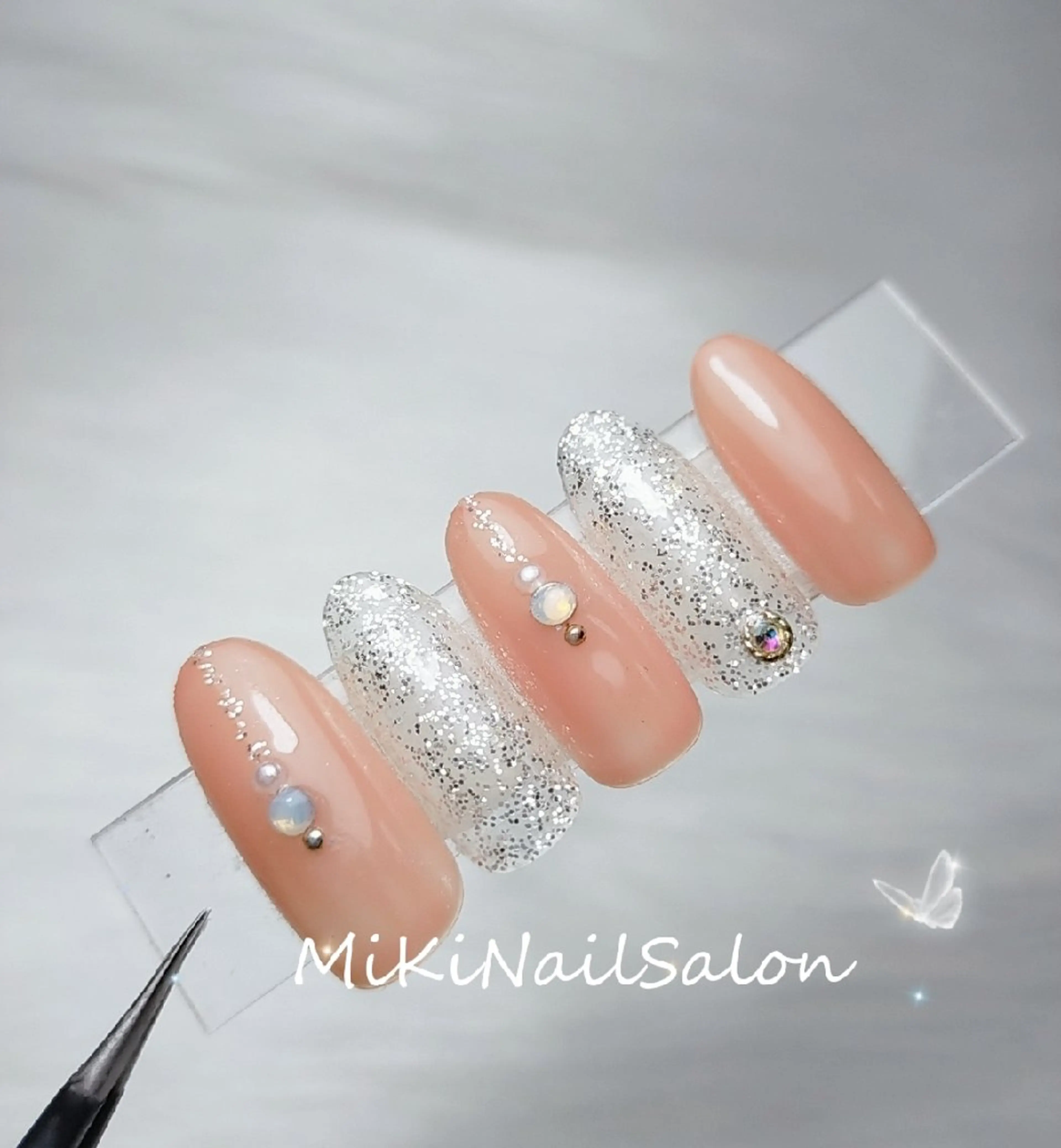 ネイル ハンドネイル 🎀Yumi✨ 長さ出し専門のネイルデザイン