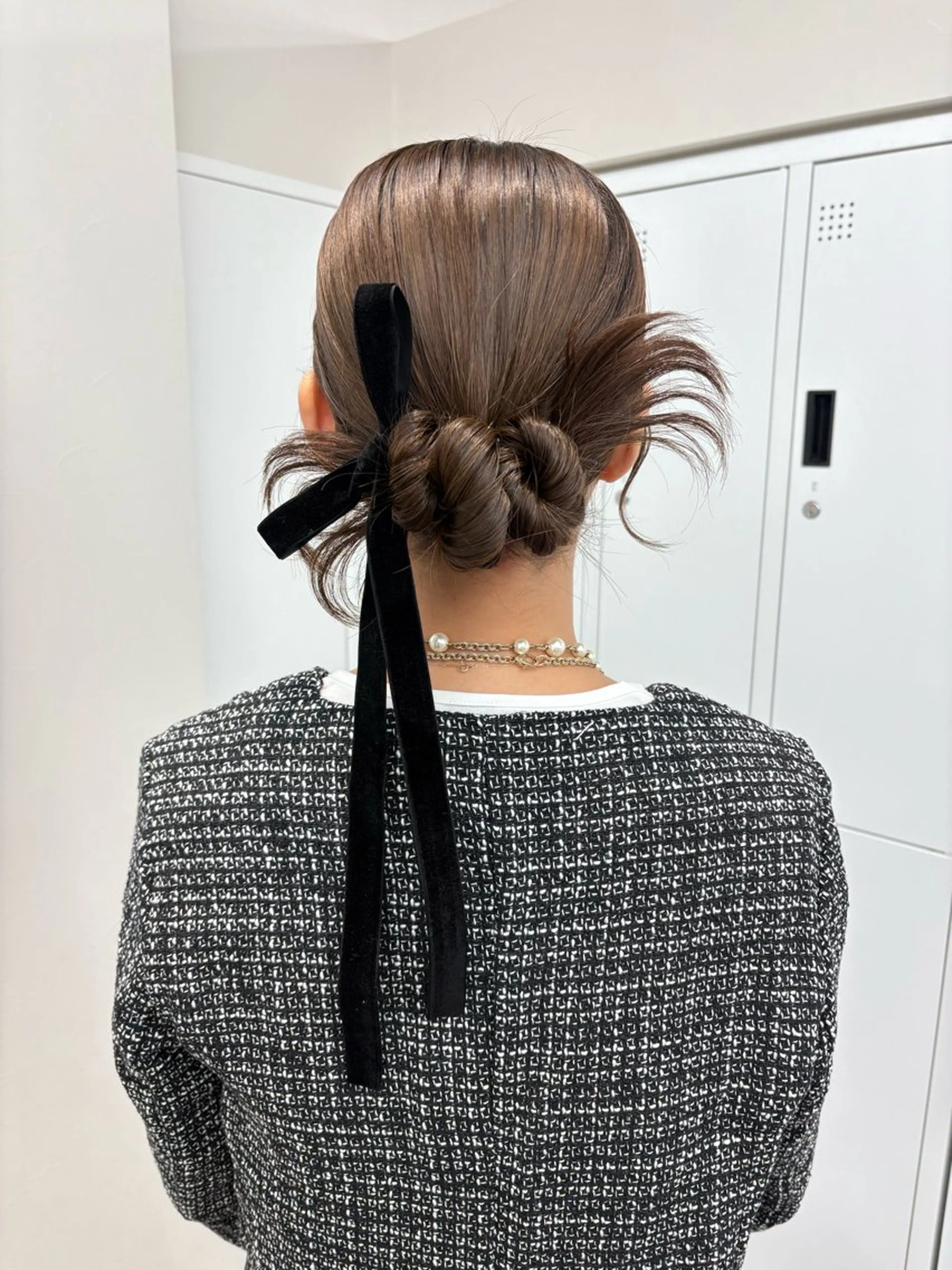 ロング ヘアアレンジ ヘアセット 馴染ませNo.1🧃 エクステ・アレンジのヘアスタイル