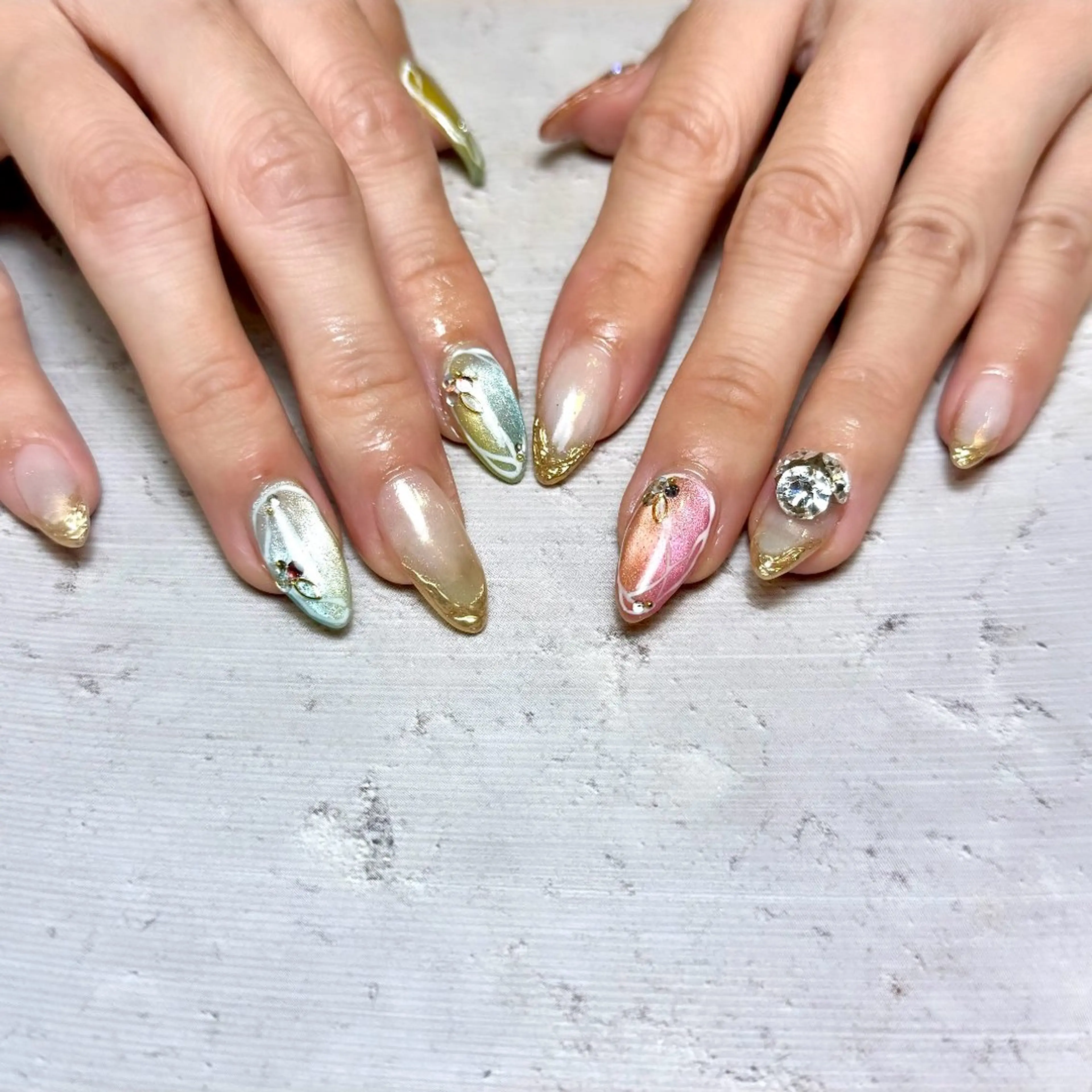 ネイル ハンドネイル nail&eyelash mate所属・京都/東向日/桂 ayumiのネイルデザイン