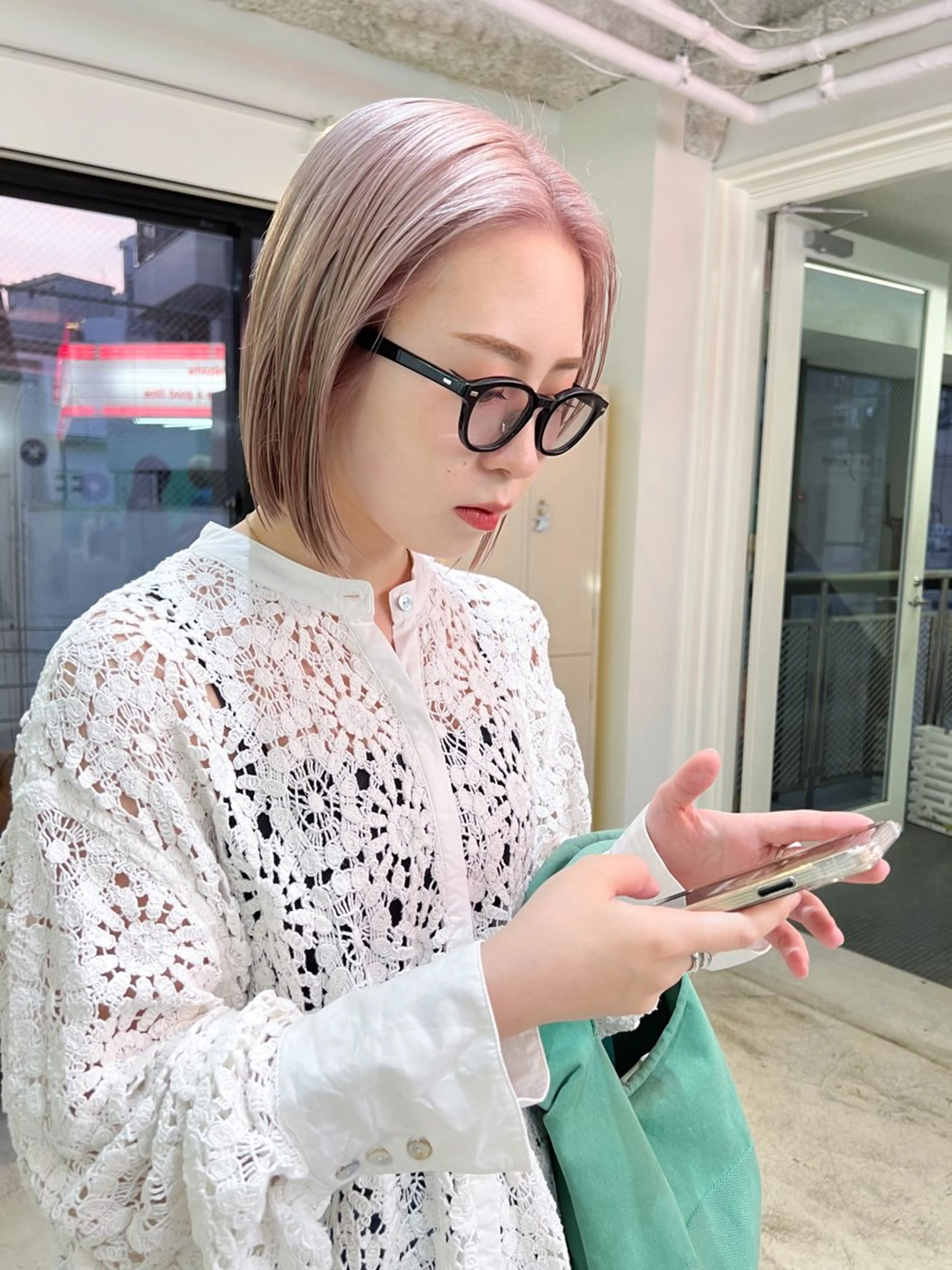 ショート カラー ボブ職人 /ミリヤのヘアスタイル