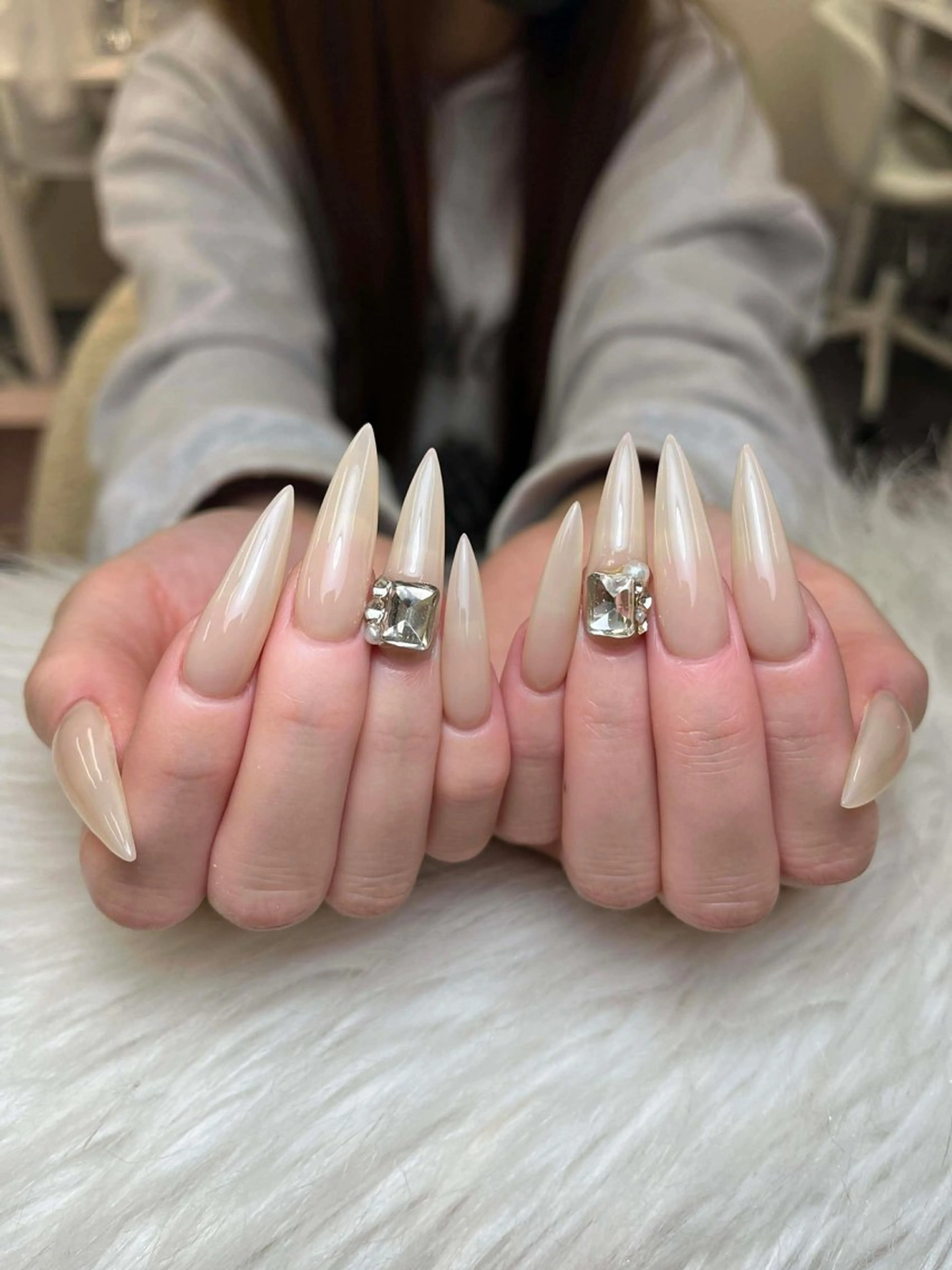ネイル アートネイル 成人式 ジェルネイル ニュアンスネイル 夏ネイル ハンドネイル Jenn Nail Salonのネイルデザイン