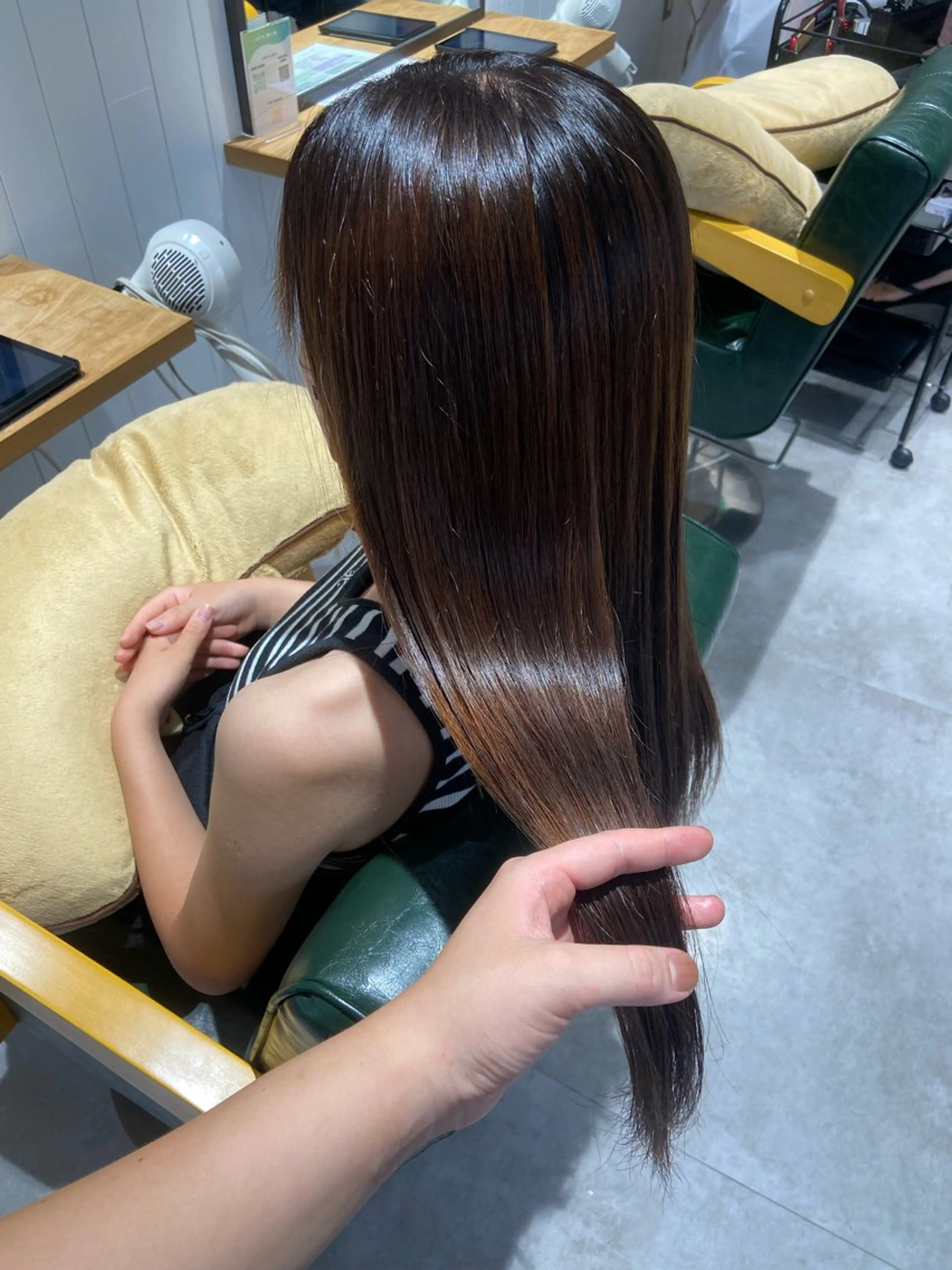 ロング カラー 髪質改善/オオイシ ナツミのヘアスタイル