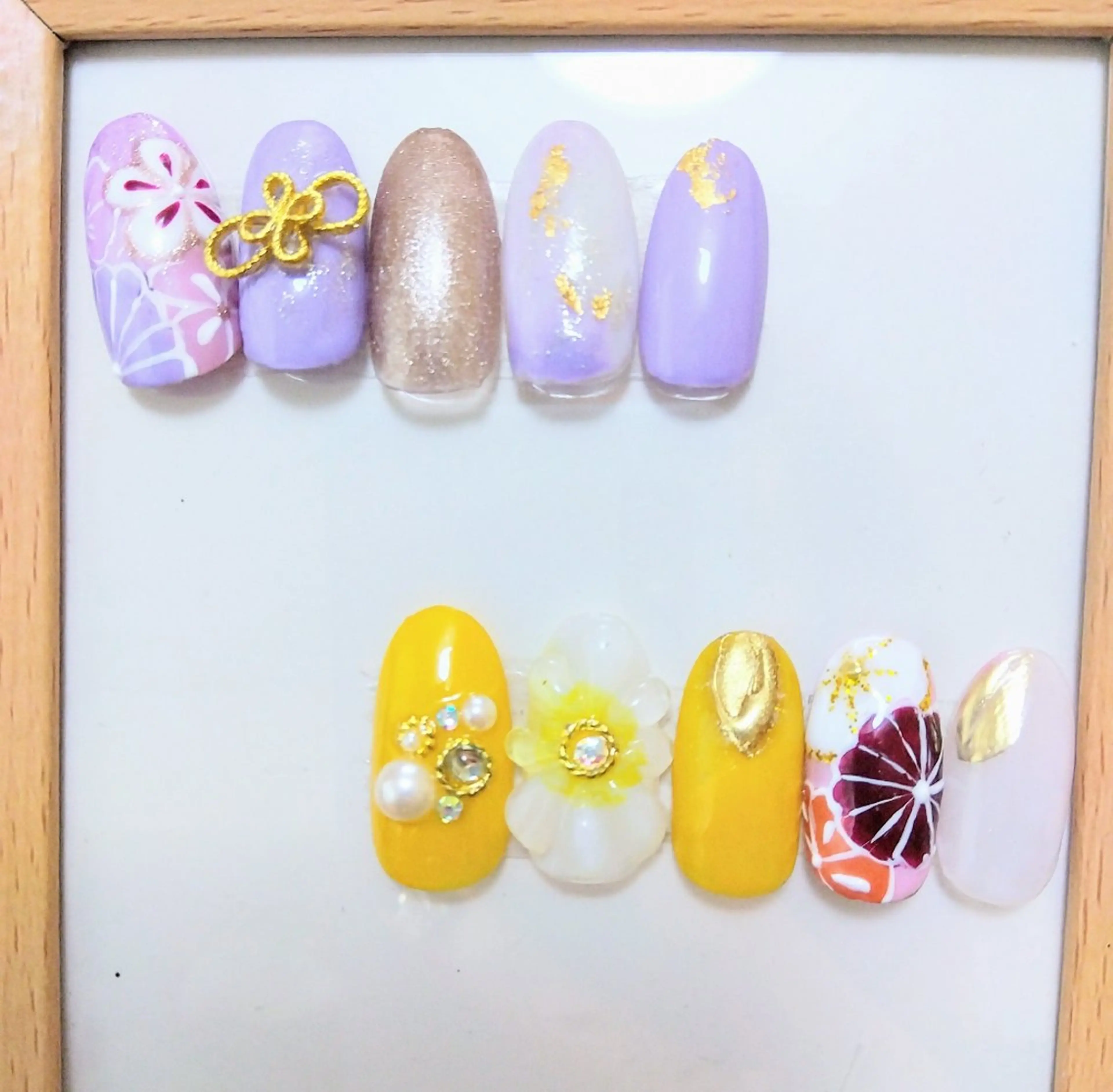 ネイル 成人式 NailSalon Ne-Neのネイルデザイン