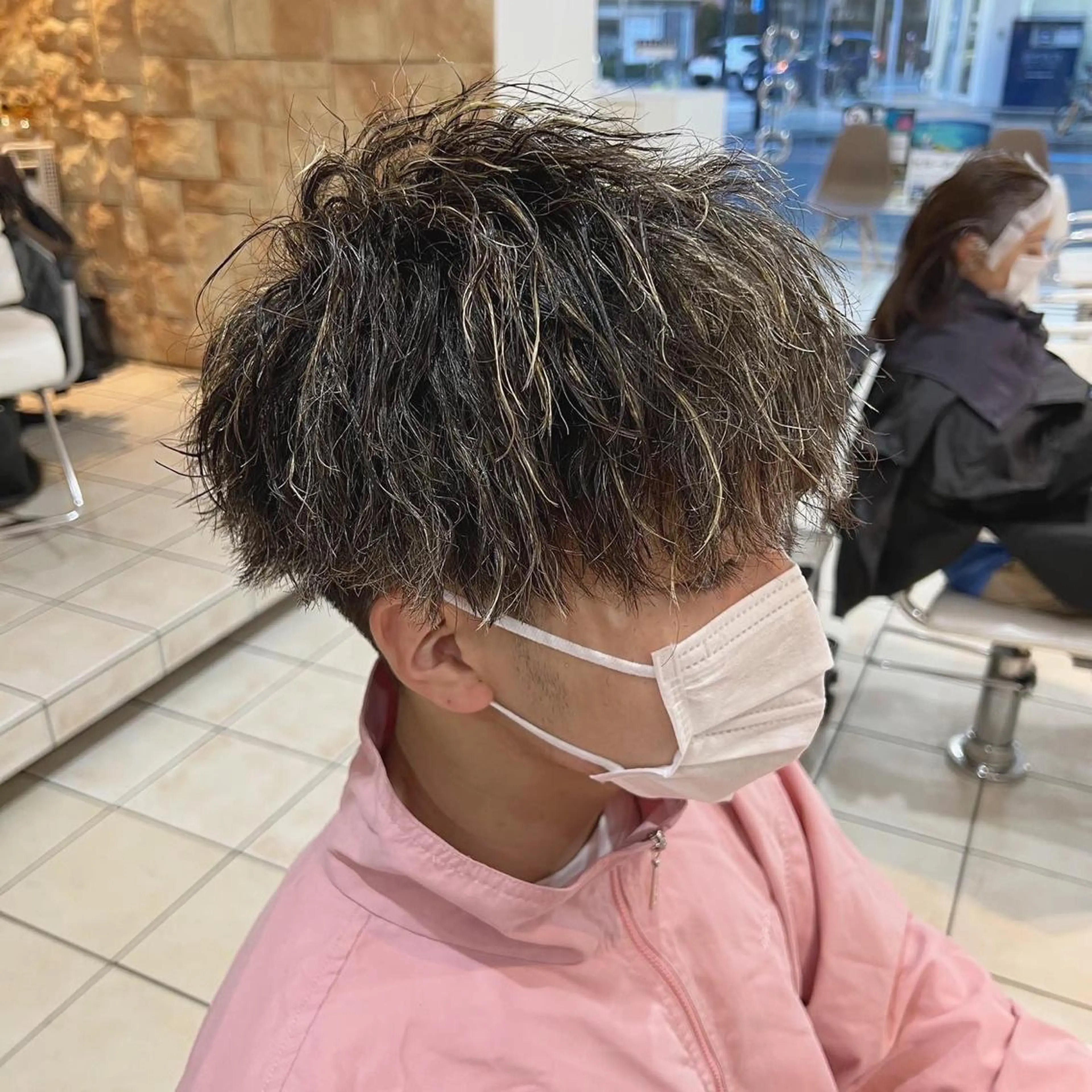 ショート パーマ メンズ 店長 /カラー職人 /TSUBASAのヘアスタイル
