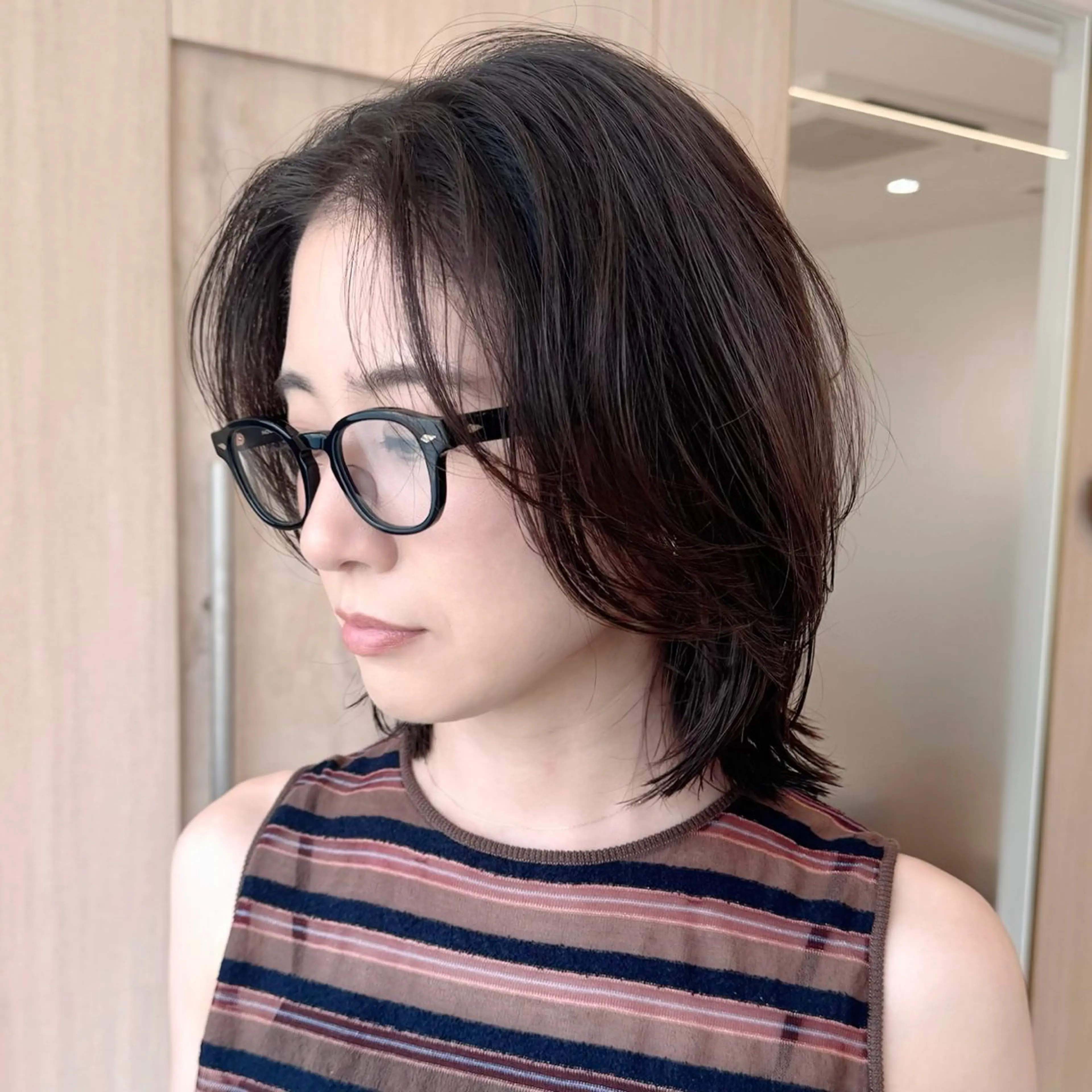 🟧 【しっとり上品な髪へ】カット＋艶カラー＋高級3STEPトリートメント/〈ショート、ボブ、レイヤー〉の写真